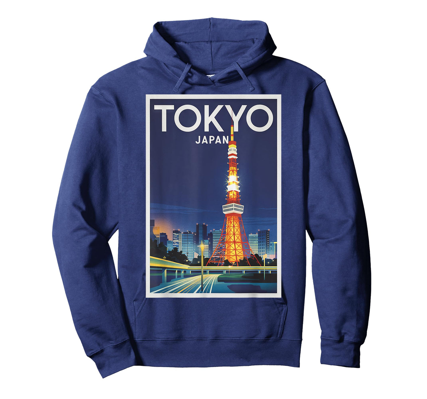 Tokyo Japan Retro Night Skyline Enthusiasts T-Shirt