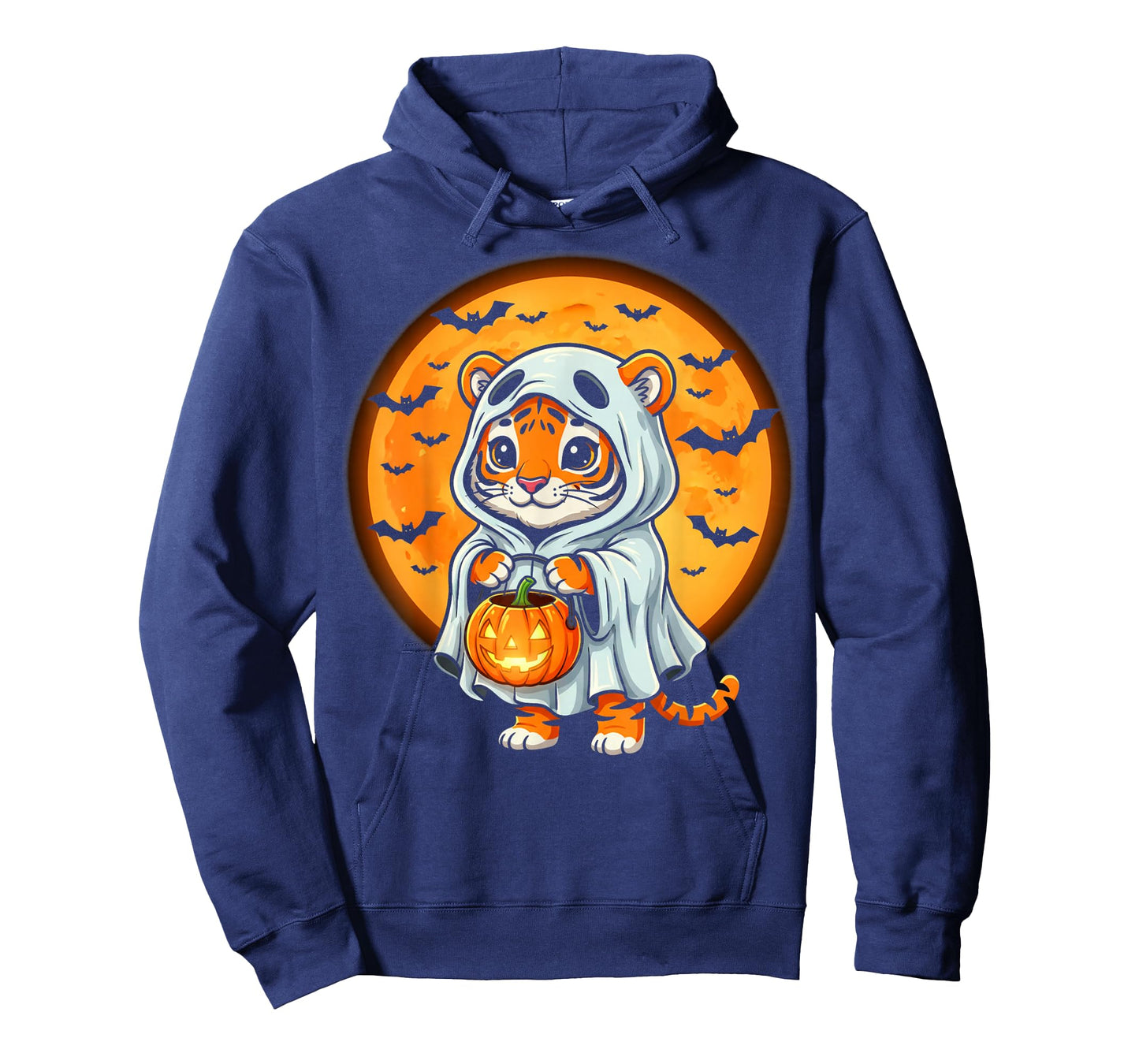 Cute Halloween Tiger Ghost for Animal Lovers T-Shirt