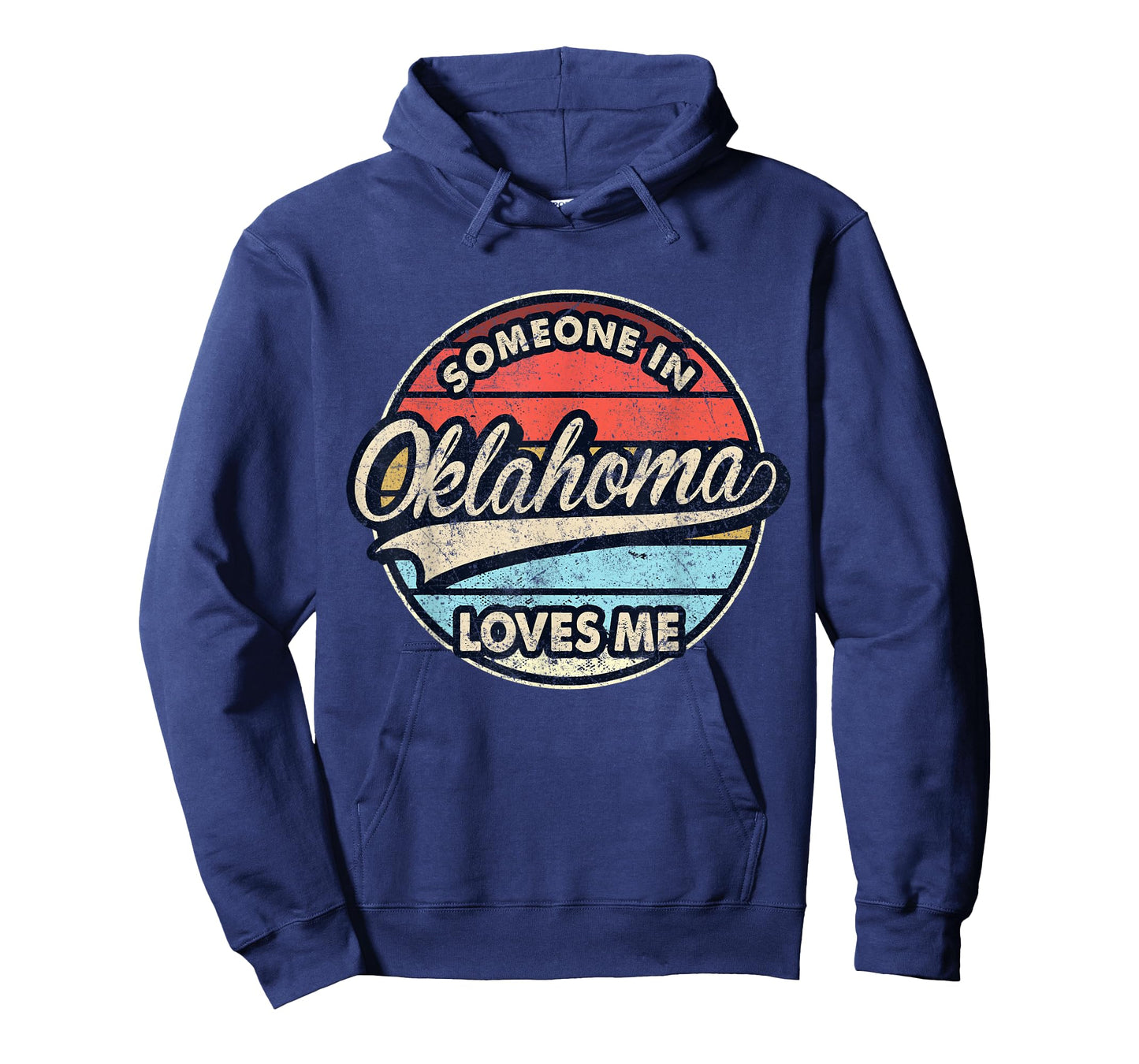 Someone in Oklahoma Loves Me US State Cool Retro T-Shirt