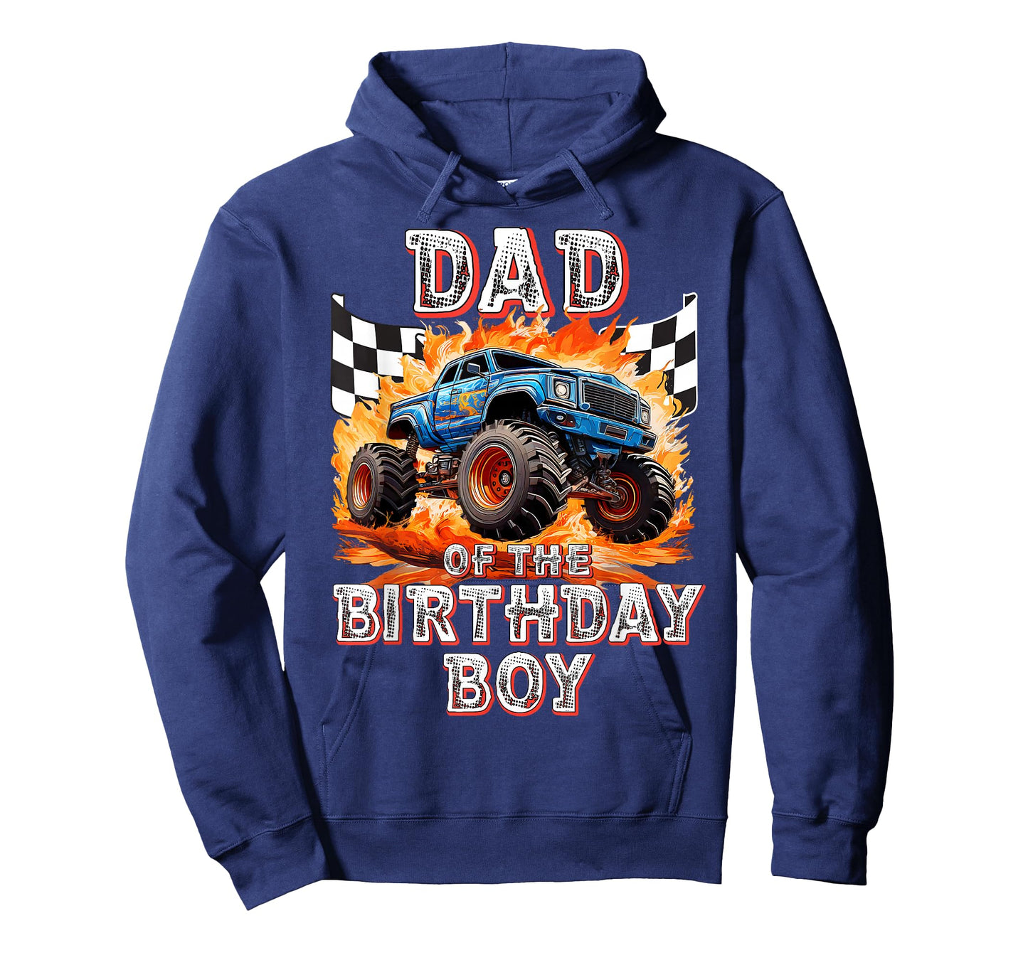 Dad of the Birthday Boy Monster Truck Birthday T-Shirt