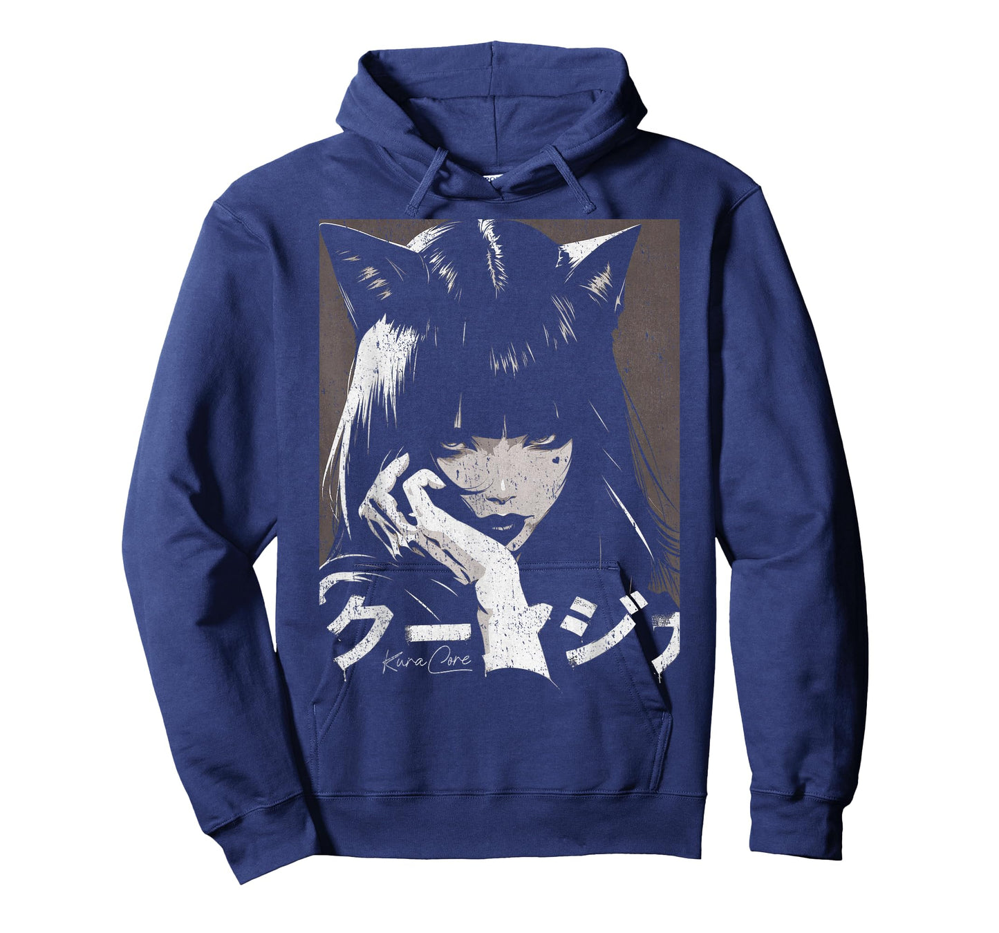 Japanese Streetwear Cyberpunk Y2K Techwear Neko Manga Anime T-Shirt