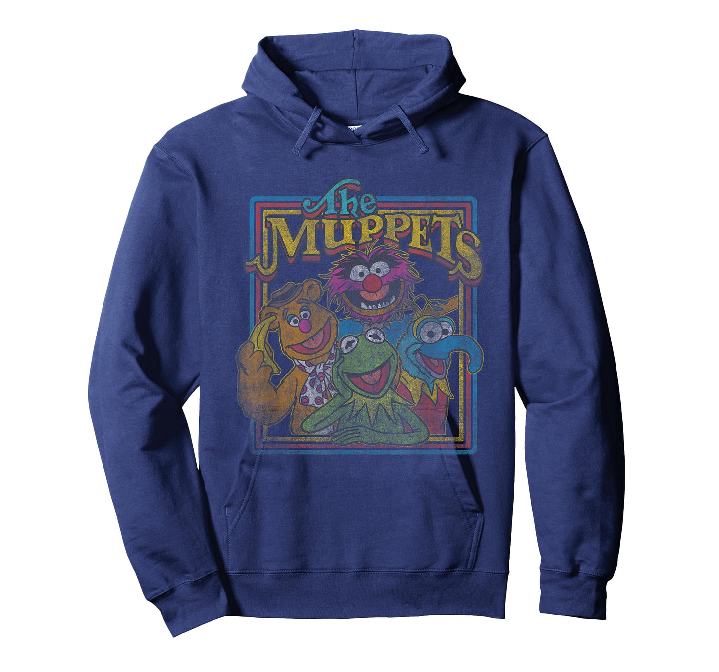 Disney The Muppets Group Shot Retro Vintage Chest Poster T-Shirt