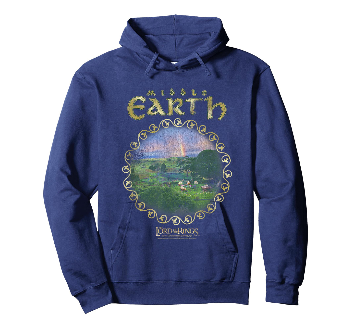 The Lord of The Rings Middle Earth Framed Landscape Movie T-Shirt