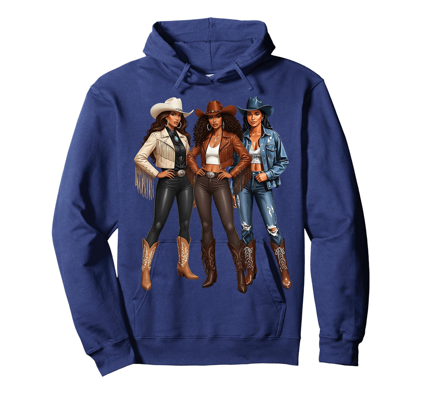 African American Black Cowgirl Western Country Texas Rodeo T-Shirt