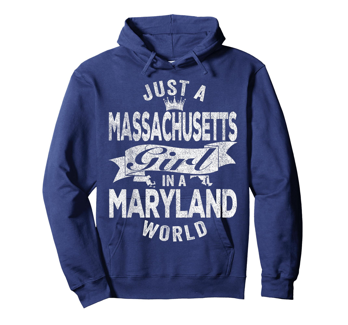Just A Massachusetts Girl In A Maryland World T-Shirt