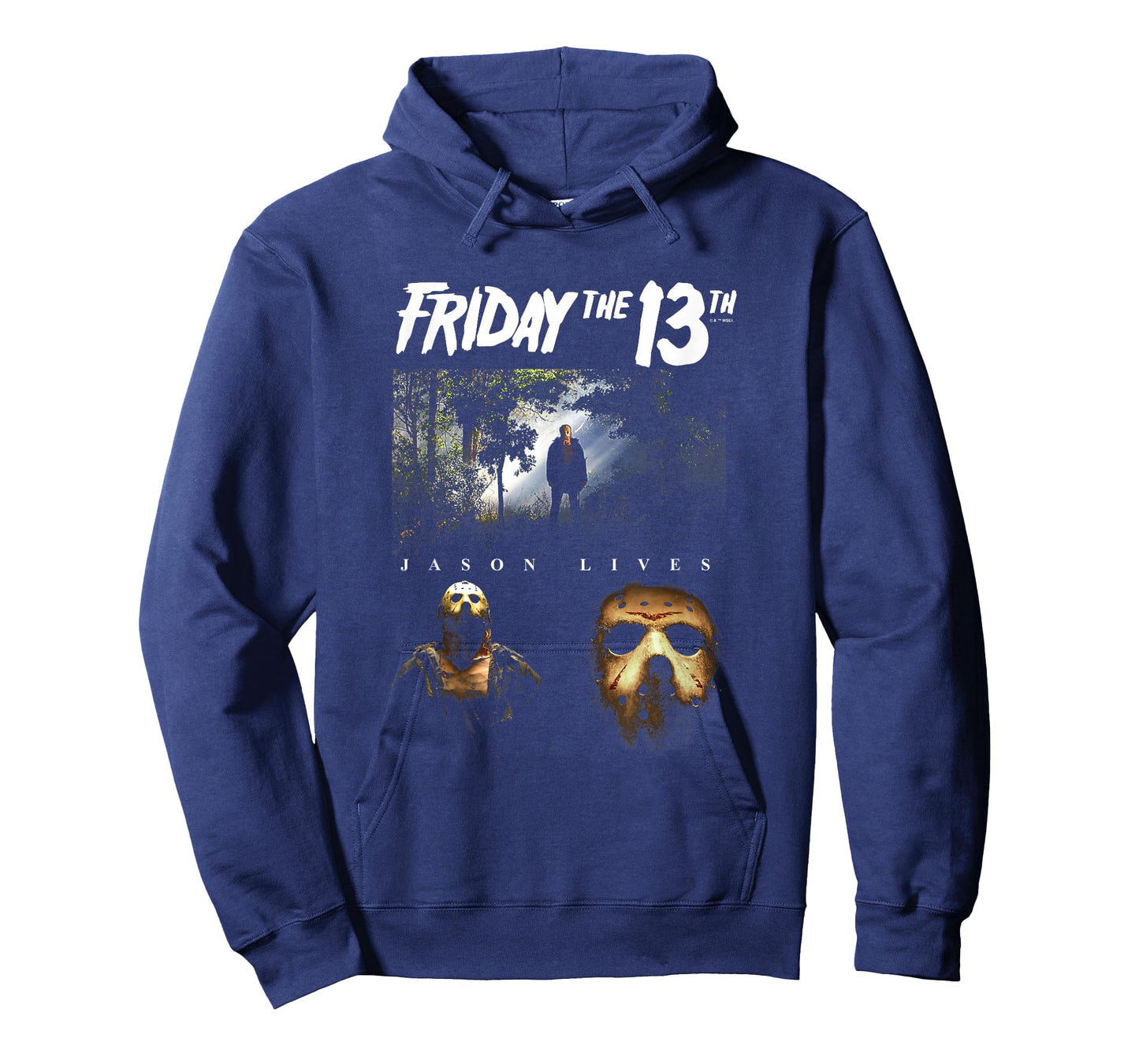 Friday The 13th Iconic Jason Voorhees Lives Big Chest Poster T-Shirt