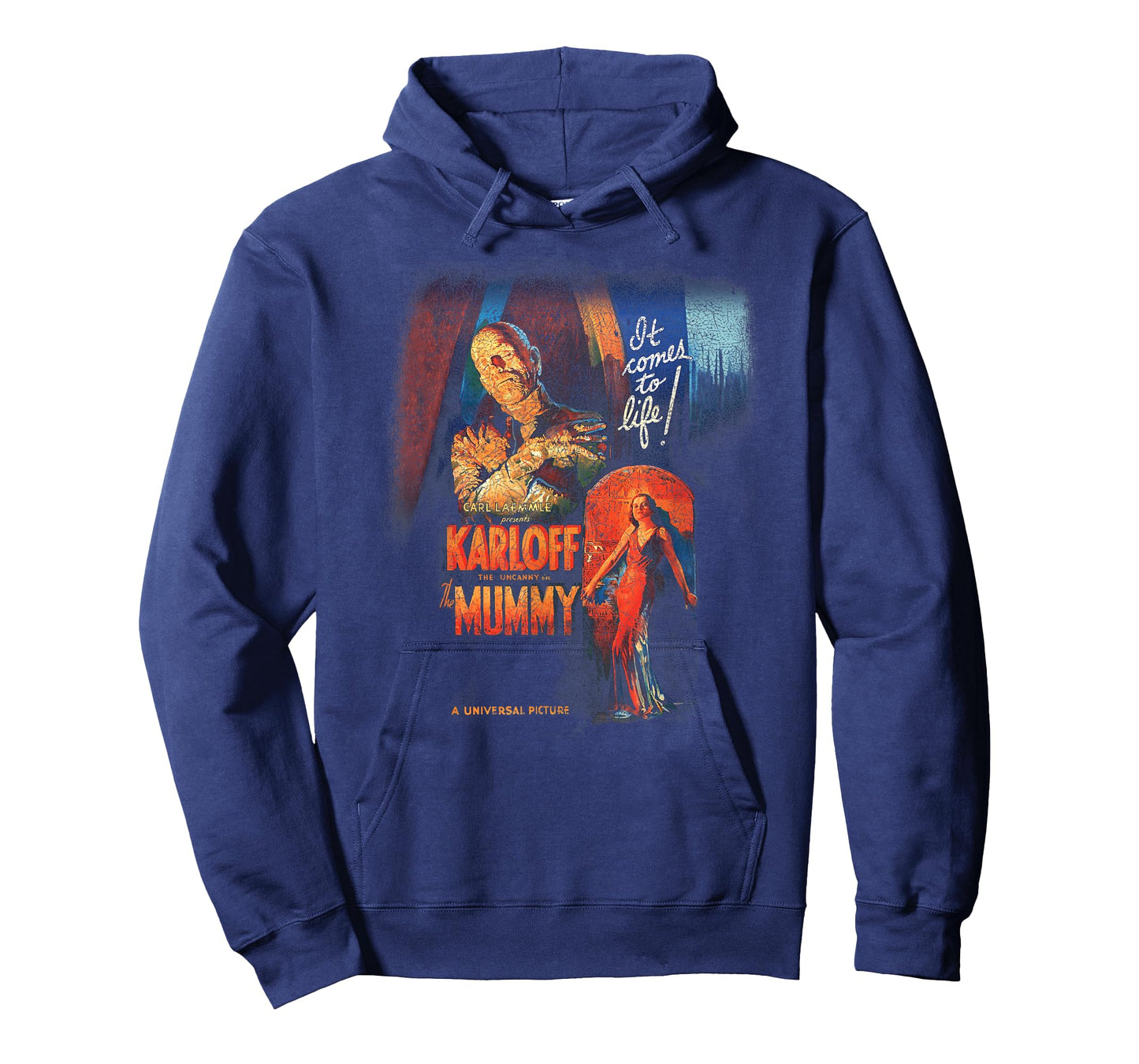 Universal Monsters Distressed The Mummy Movie Poster T-Shirt
