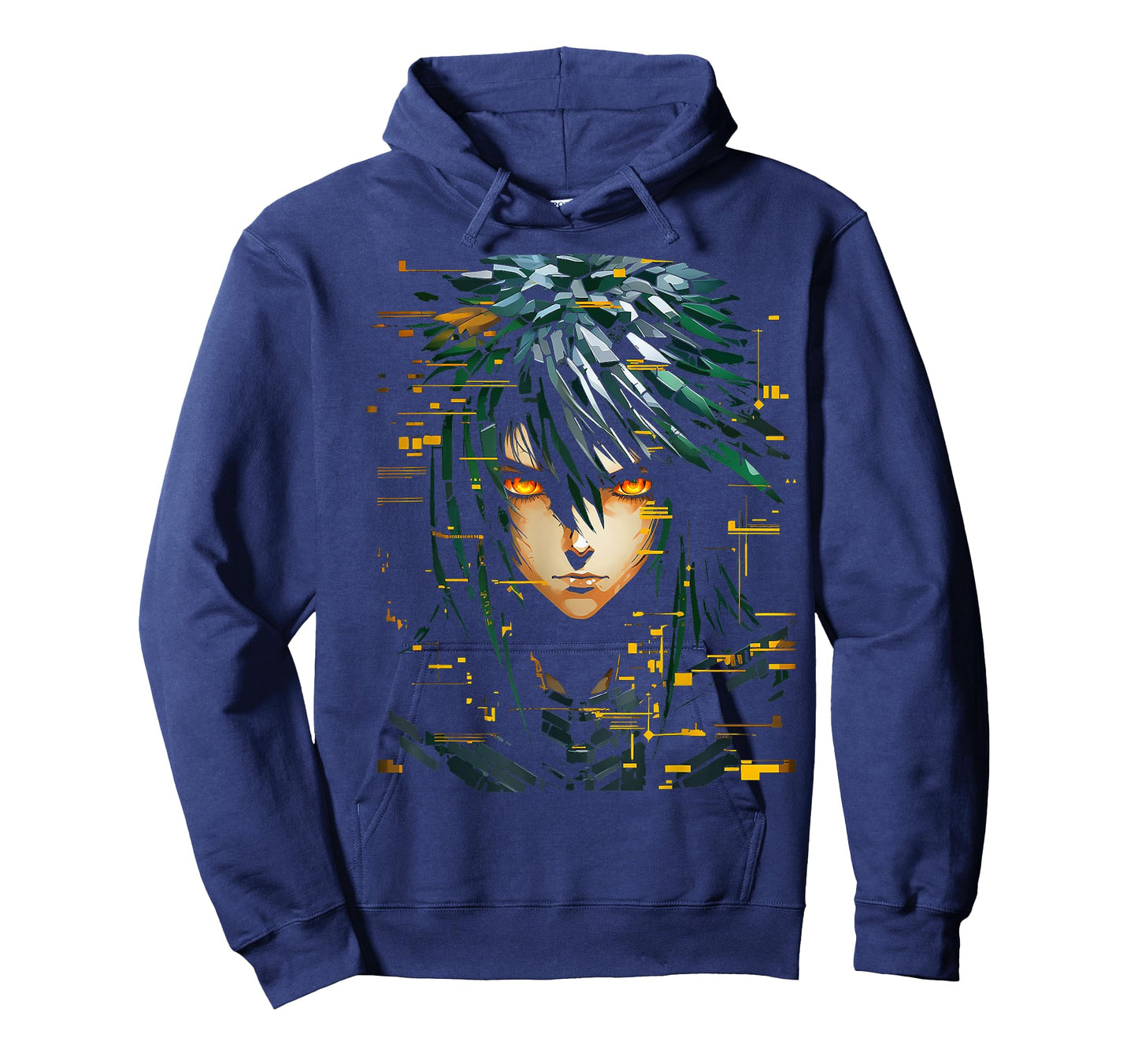 Anime Men Pixel Art Graphic Fantasy Anime T-Shirt