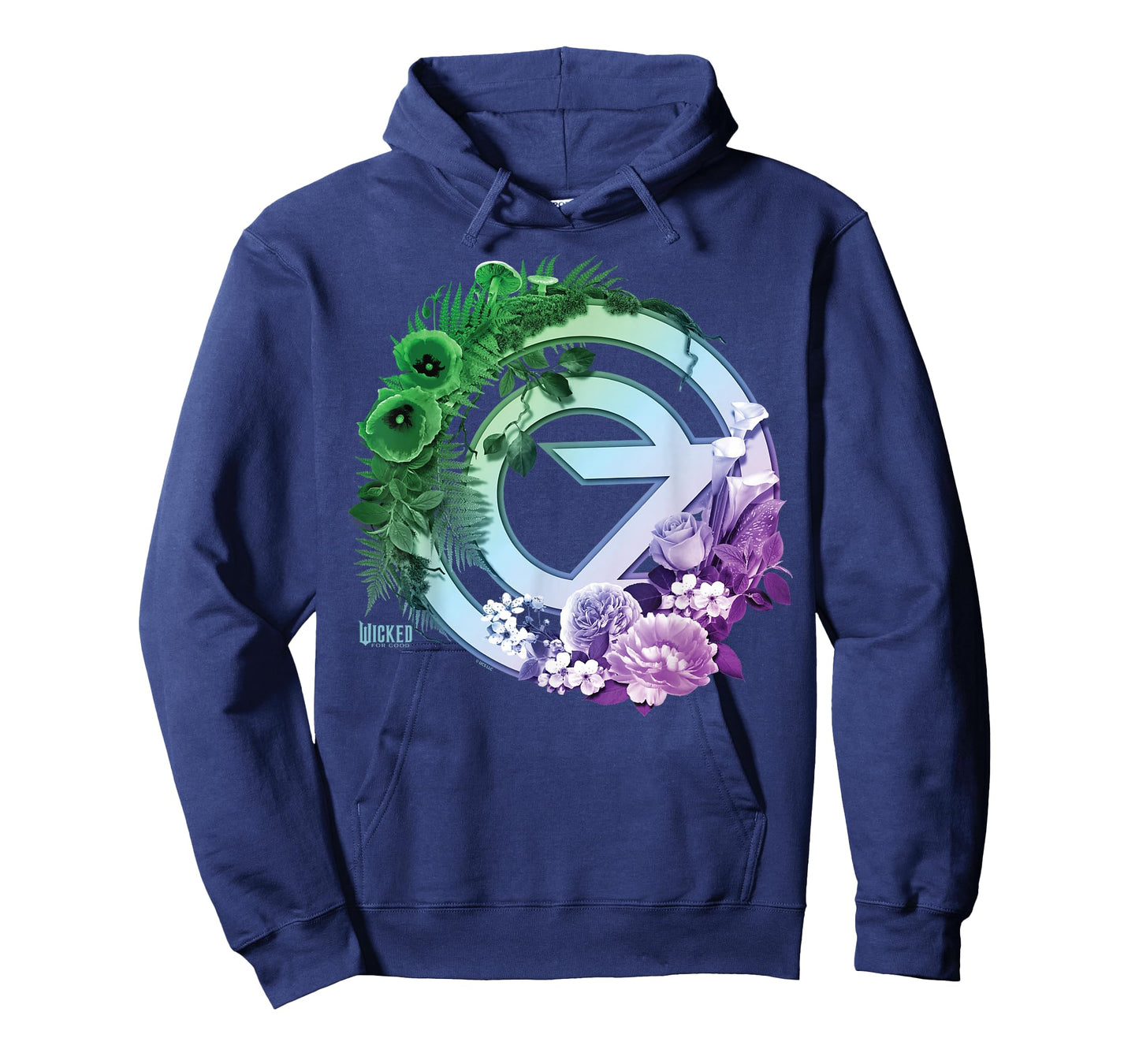 Wicked: for Good Oz Logo Floral and Vine T-Shirt