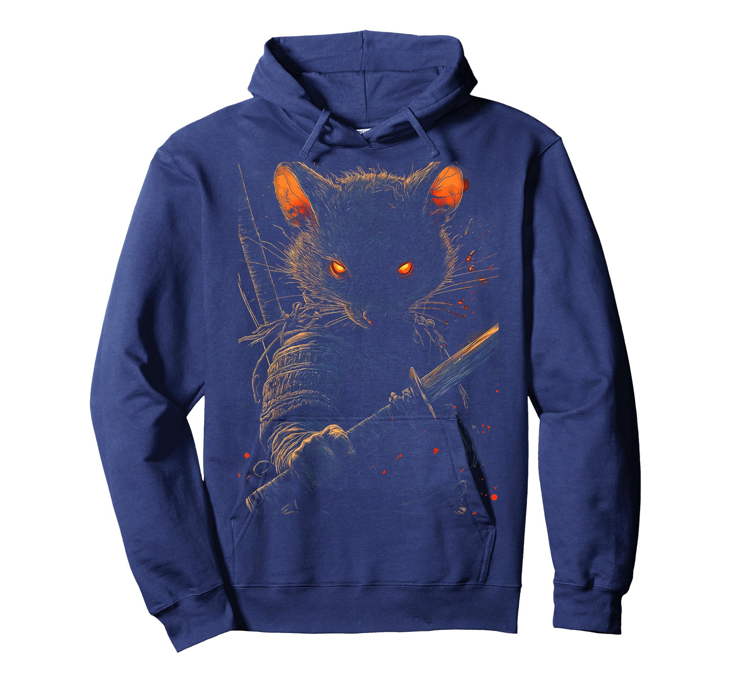 Samurai Mouse Japanese Warrior with Katana Sword T-Shirt