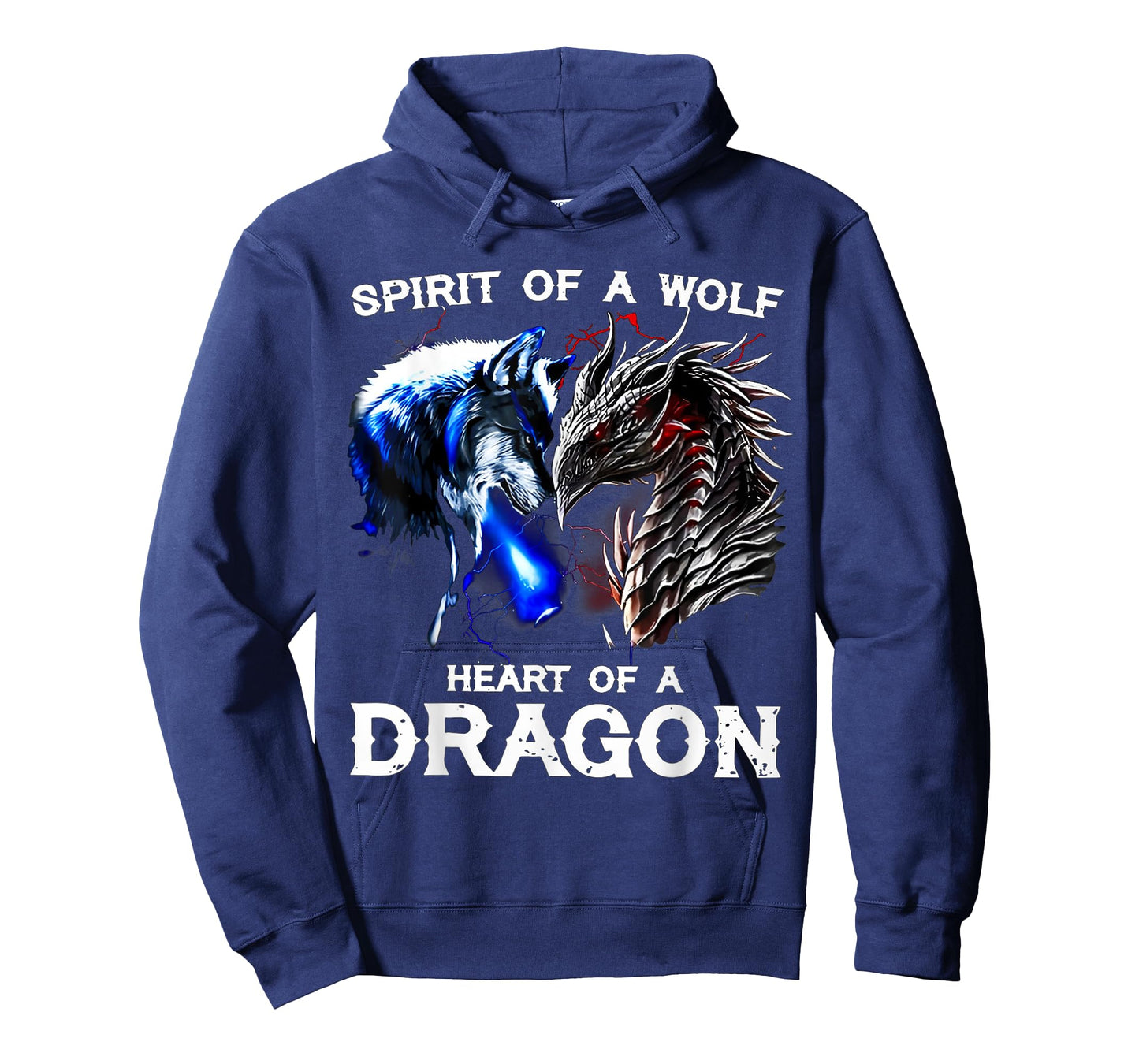 The Soul of a Wolf The Heart of a Dragon T-Shirt