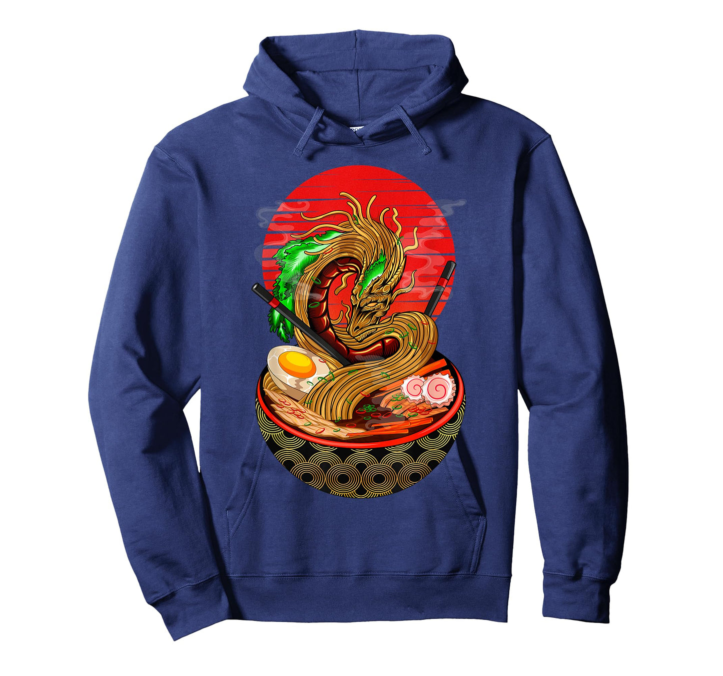 Kawaii Ramen T-Shirt Funny Japanese Asian Noodles Dragon Tee T-Shirt