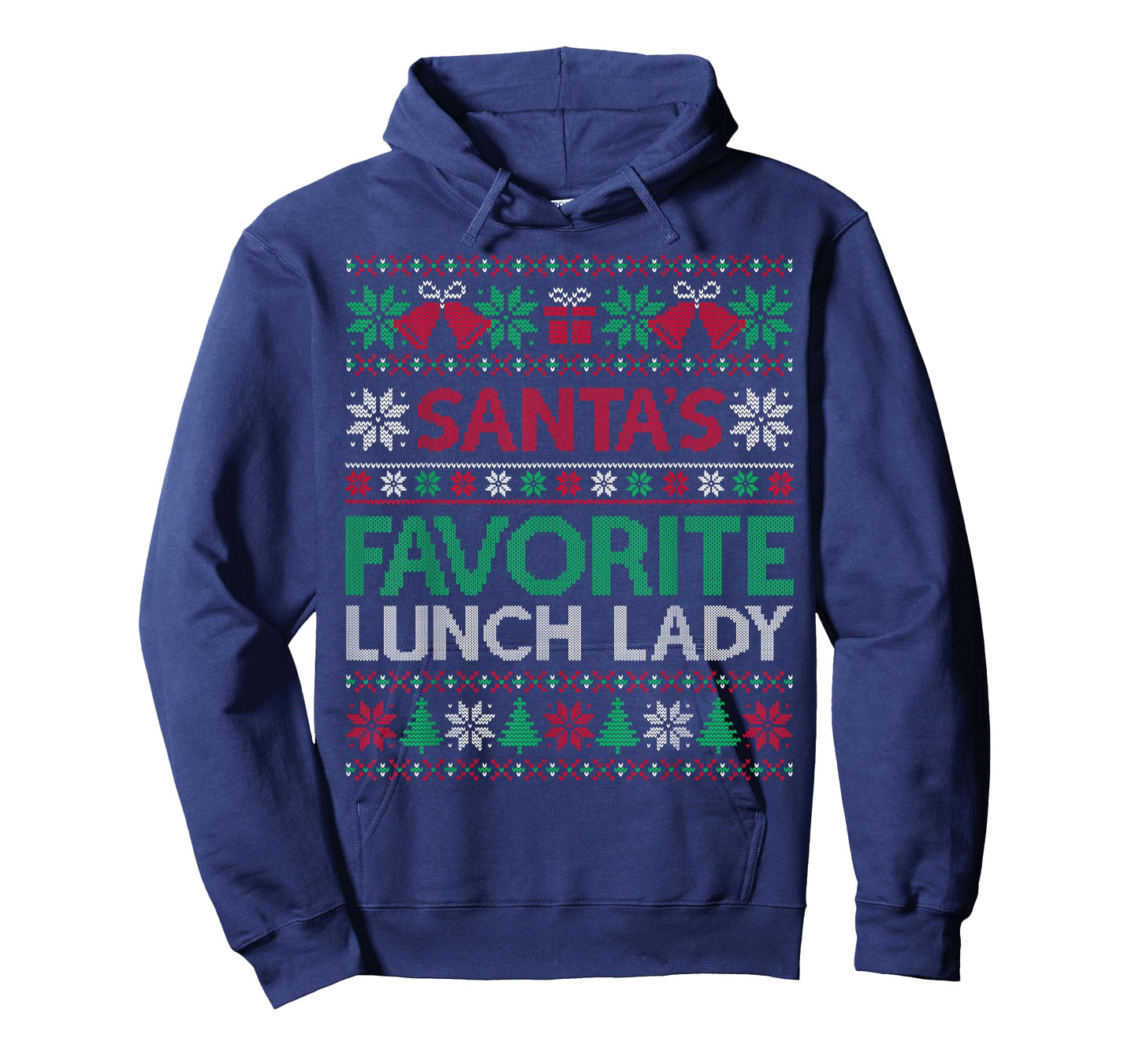 Santa Favorite Lunch Lady Christmas Ugly Sweater Family Xmas T-Shirt