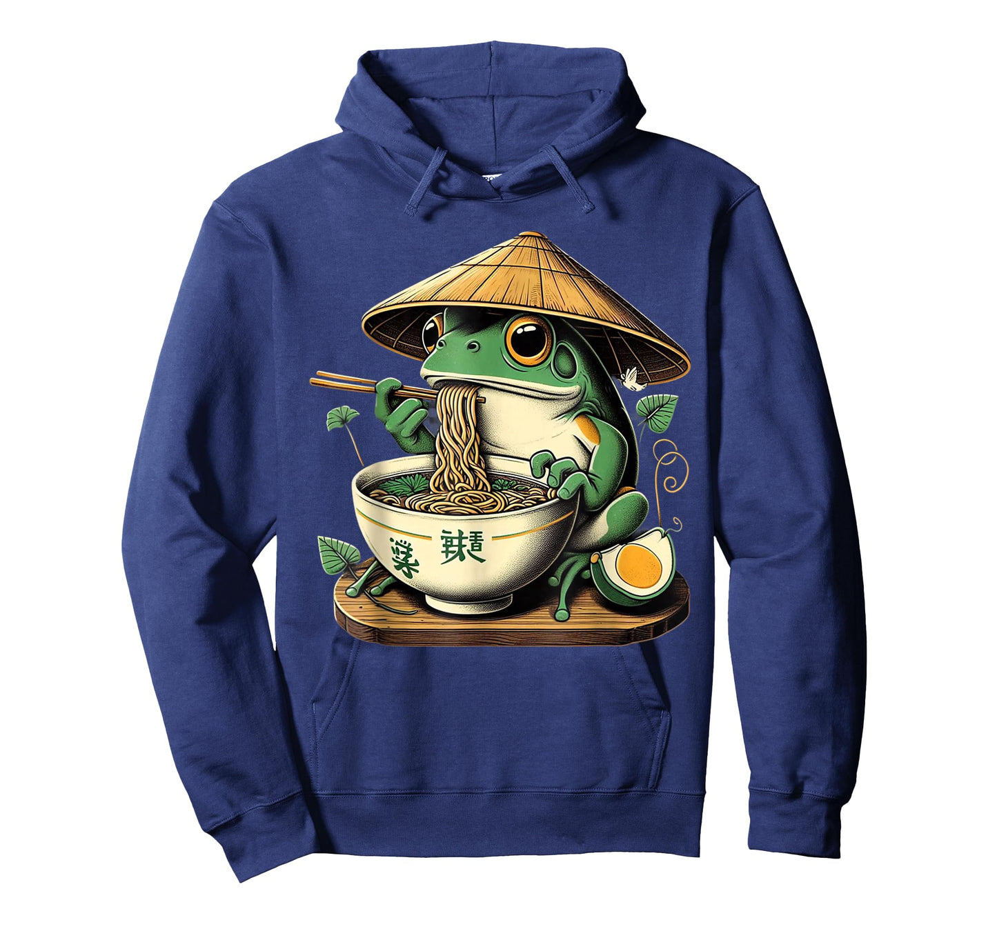 Frog Eating Ramen Kawaii Japanese Noodles T-Shirt