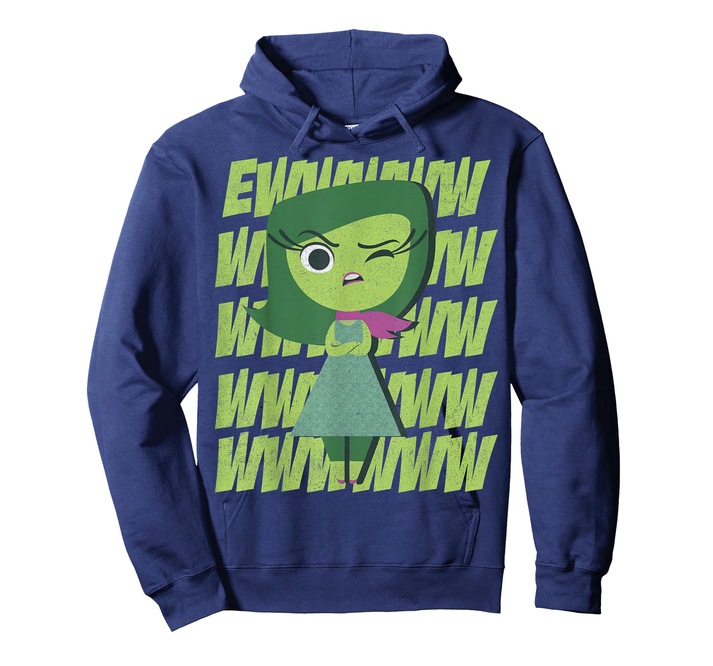 Disney Pixar Inside Out Disgust Ewww Retro Text Stack T-Shirt