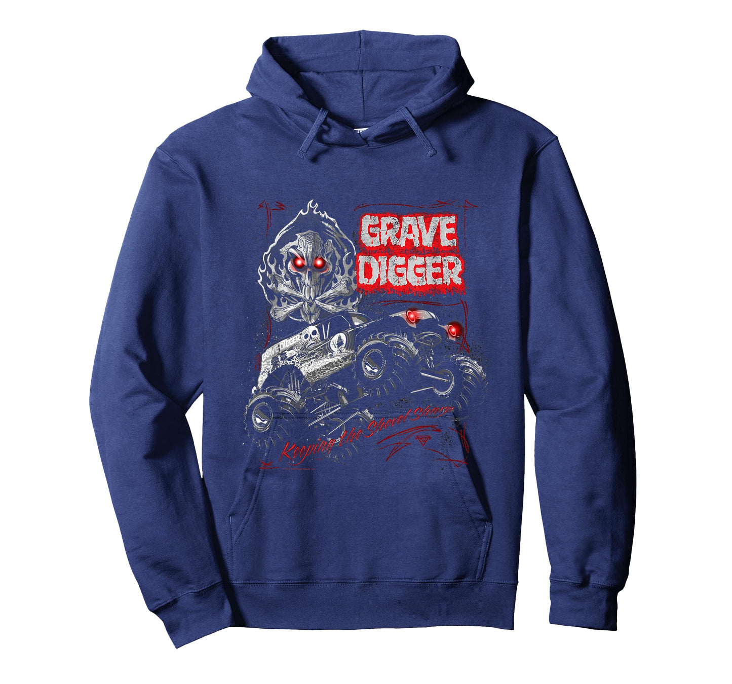 Monster Jam Grave Digger Red Eyes Truck T-Shirt
