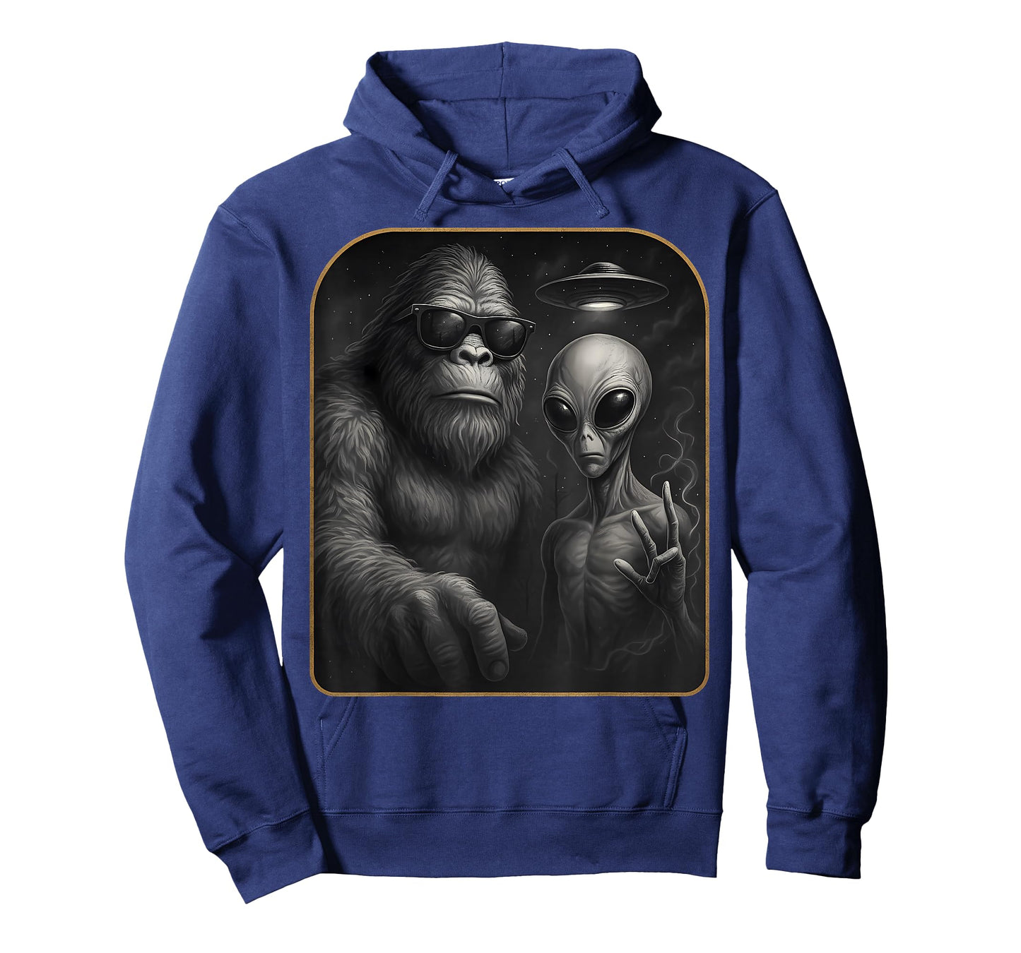 Bigfoot Alien UFO T-Shirt