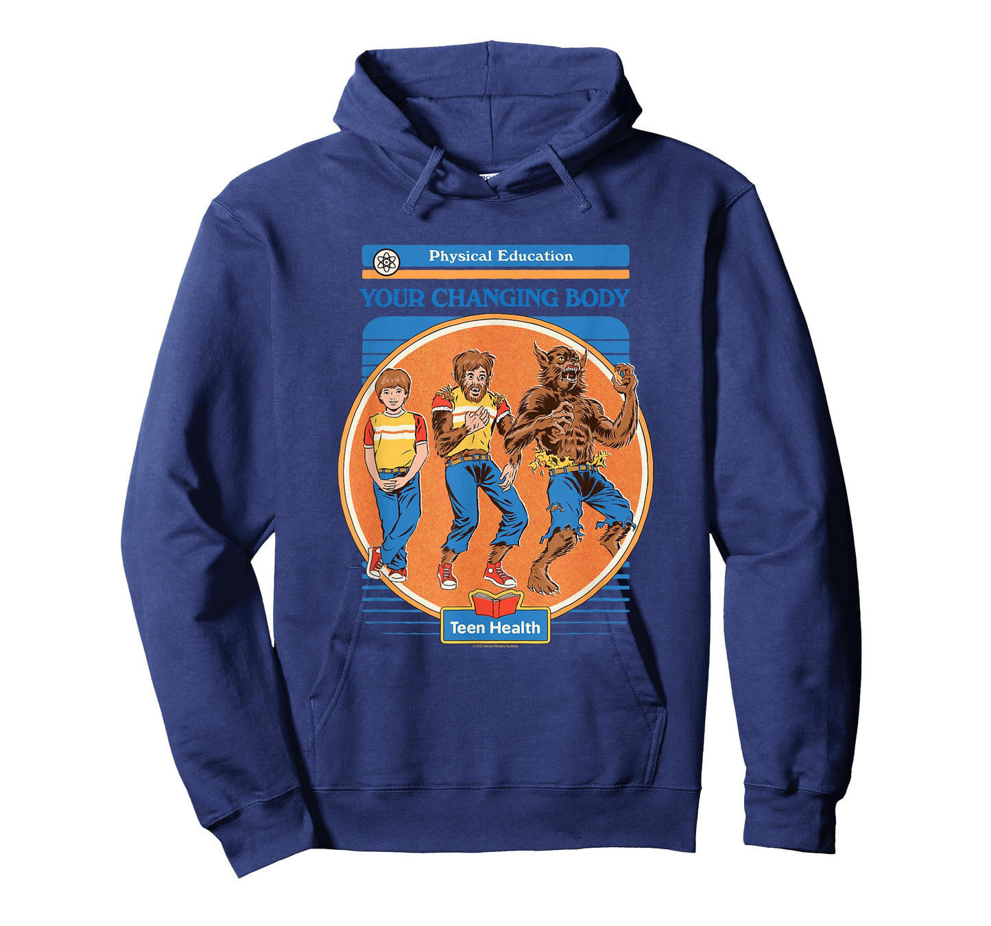 Steven Rhodes Your Changing Werewolf Body Retro Dark Humor T-Shirt