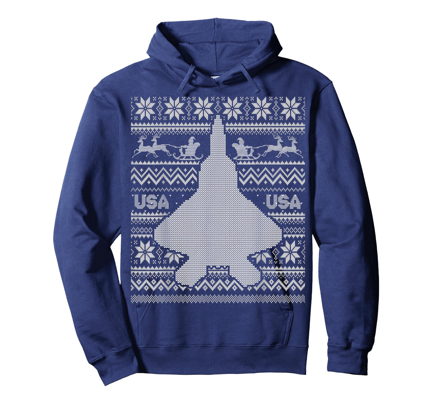 F 22 Raptor Ugly Christmas Sweater Style T-Shirt