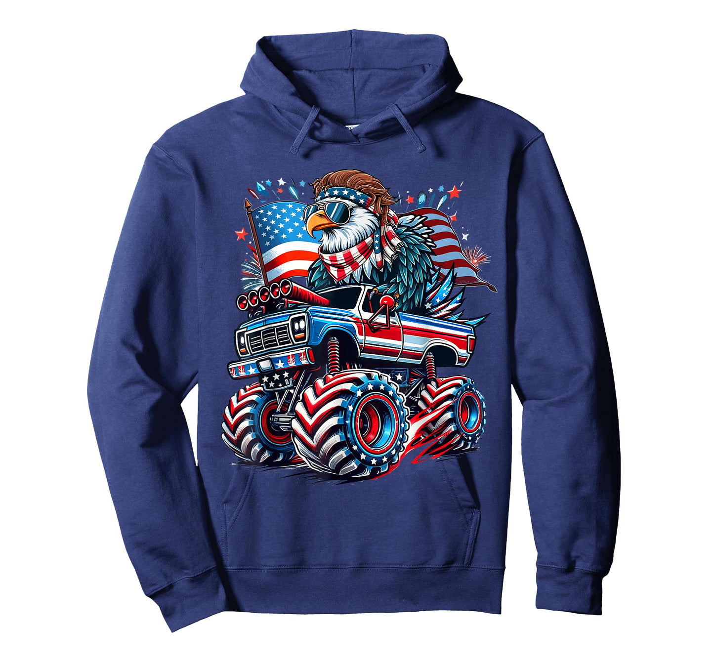 4th of July USA American Flag Bald Eagle Patriotic Eagle T-Shirt