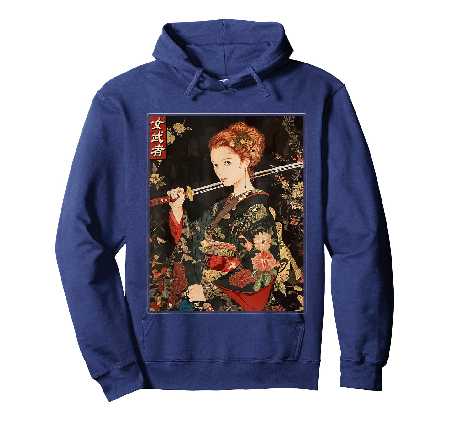 Japanese Gothic Samurai Art Woman With Katana Sword T-Shirt