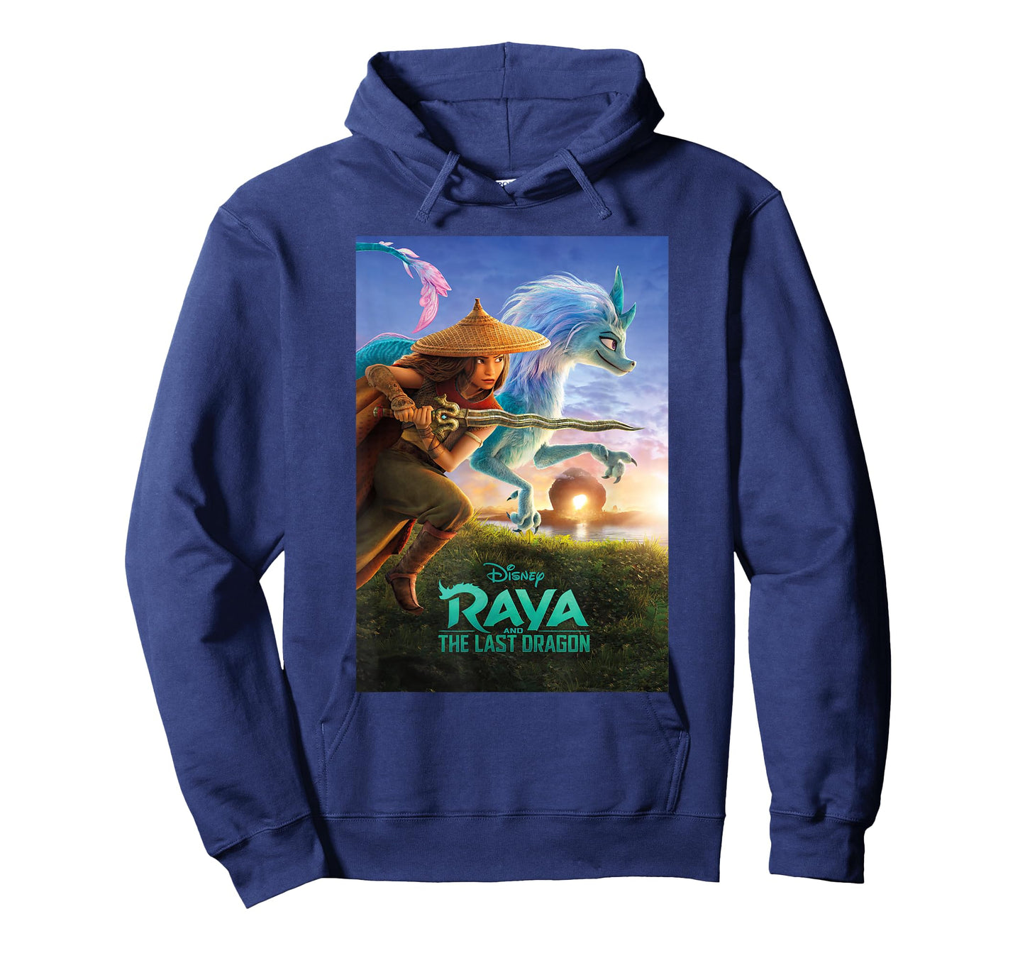 Disney Raya and The Last Dragon Movie Poster T-Shirt