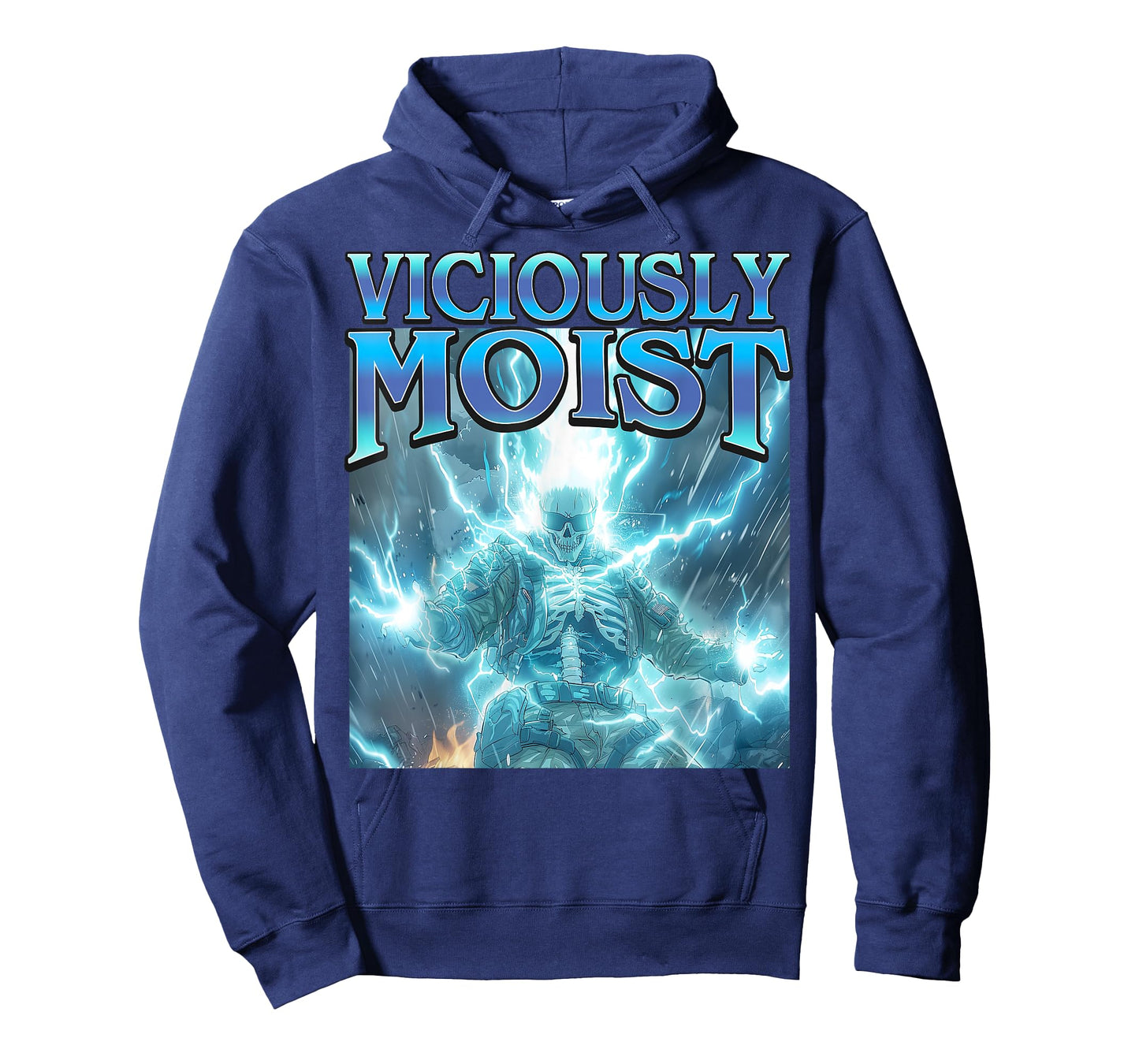 Viciously Moist - Funny Hard Skeleton Inappropriate Meme T-Shirt