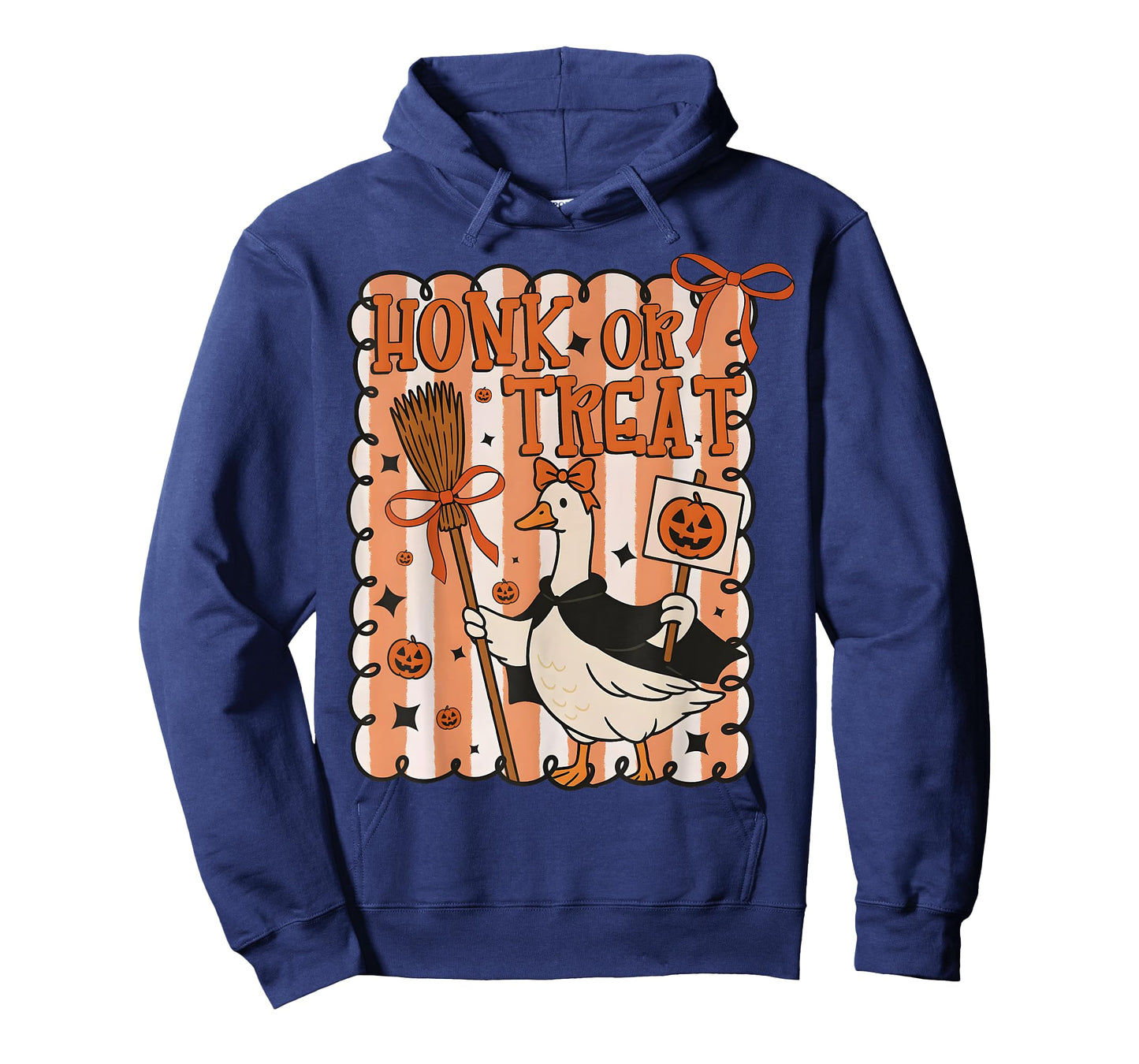 Coquette Goose Honk Or Treat Halloween Girly Spooky Goose T-Shirt