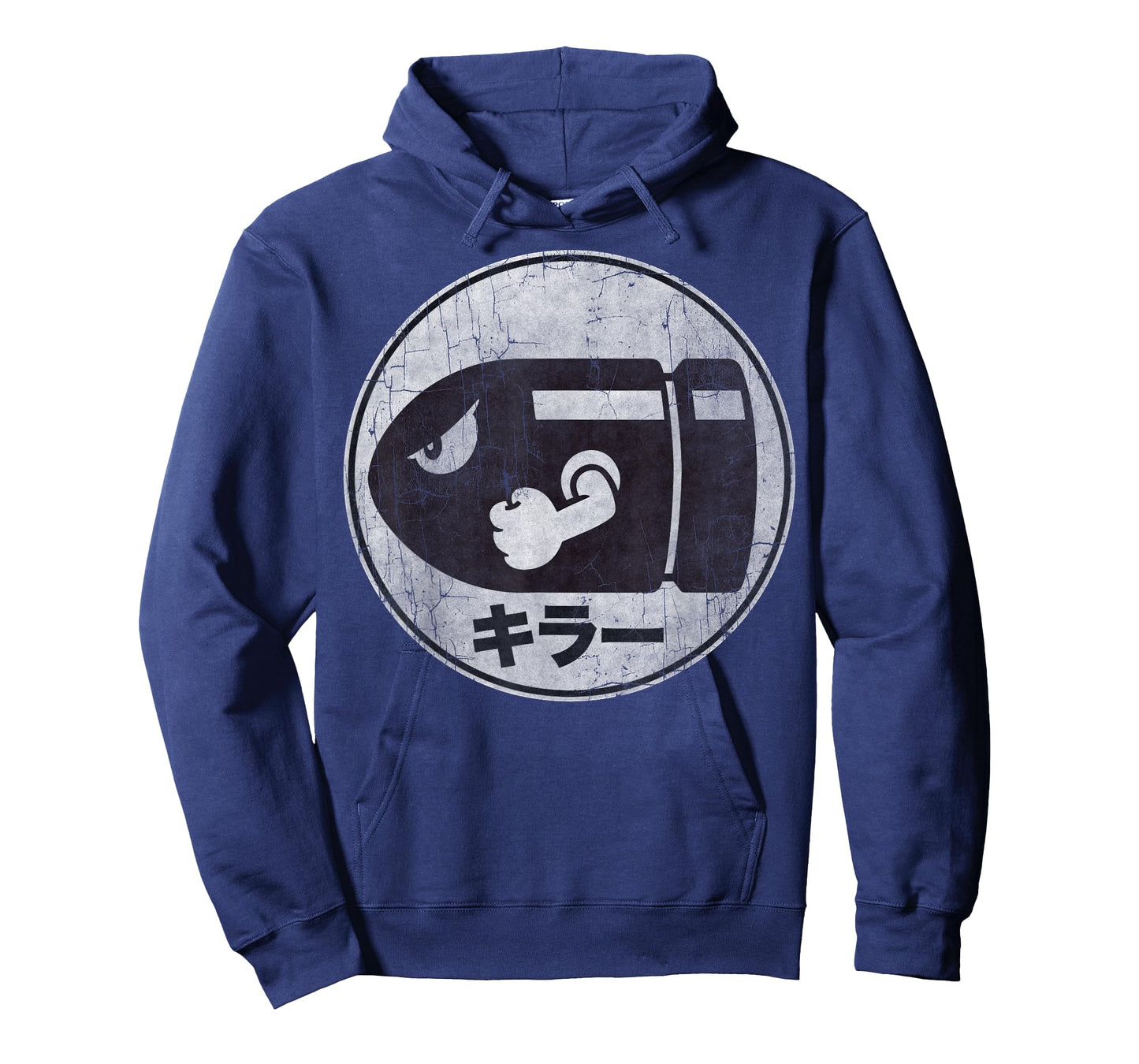 Super Mario Bullet Bill Distressed Kanji Logo T-Shirt