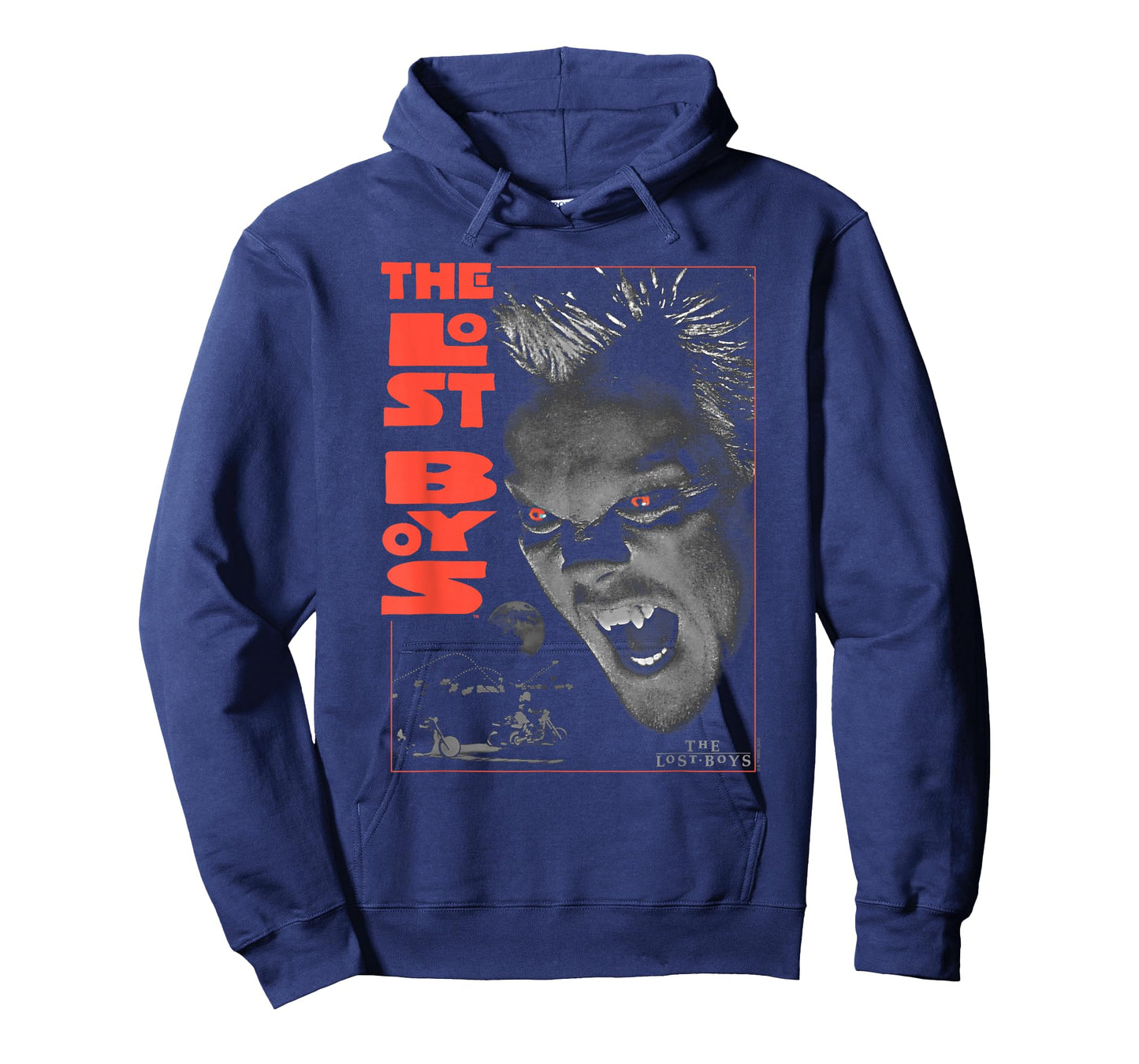 Warner Bros. The Lost Boys Fun to Be a Vampire Poster T-Shirt - Boys, Horror Enthusiasts, Halloween Lovers - Black - Unisex - Short Sleeve - Small