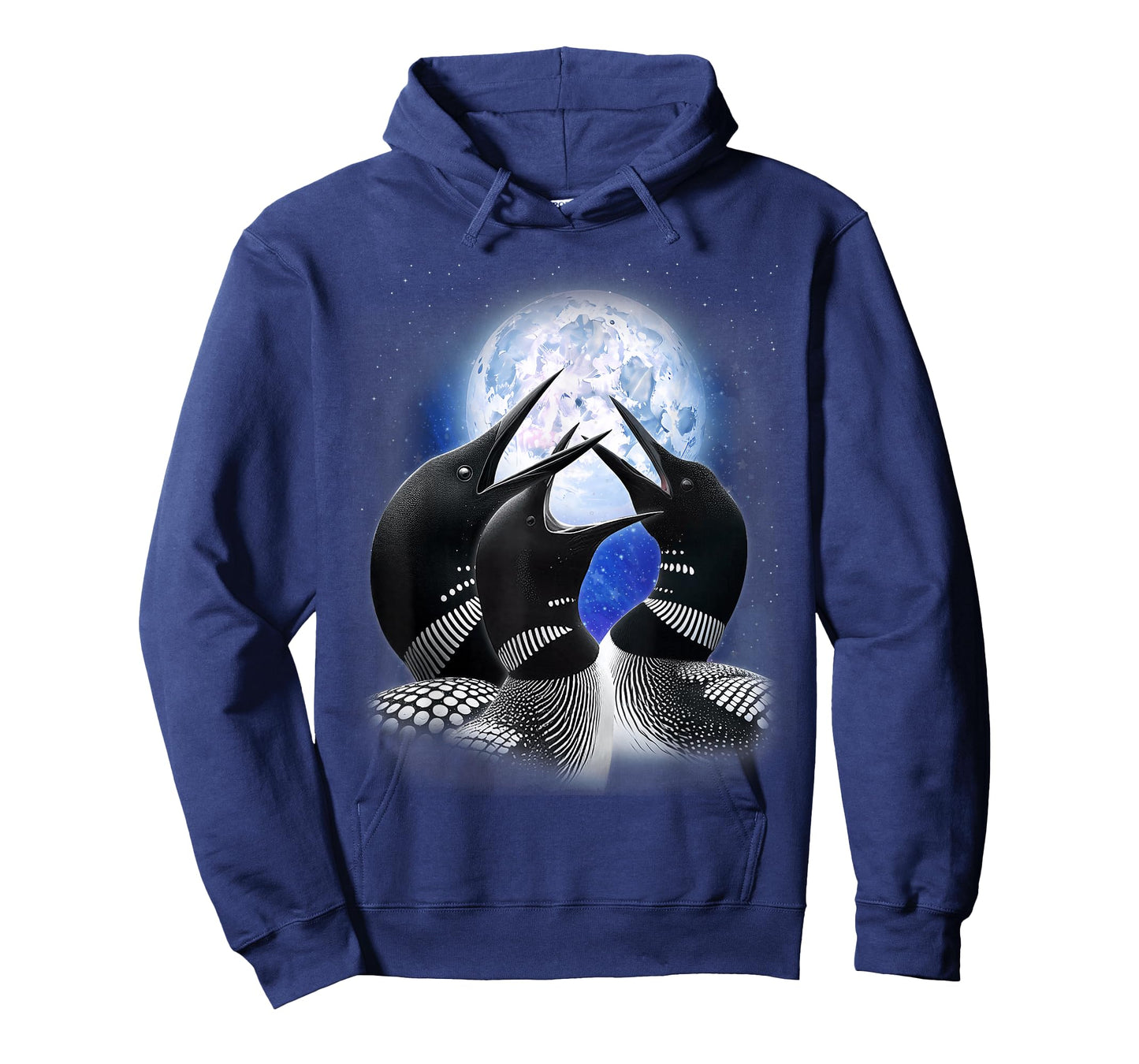 3 Common Loon Howling At The Moon Funny Birdwatcher Birder T-Shirt