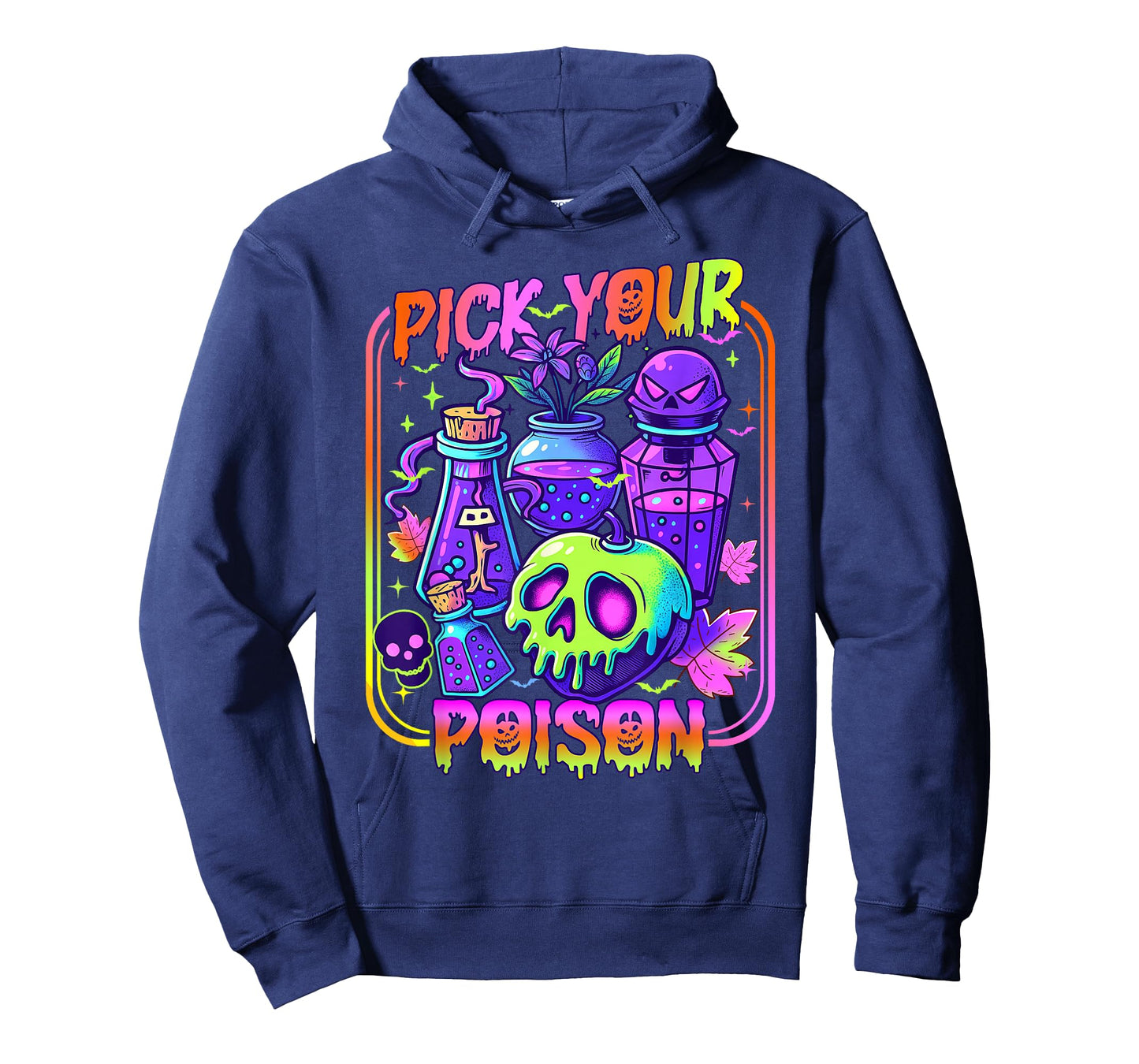Pick Your Poison Happy Halloween Day Party Spooky Funny T-Shirt
