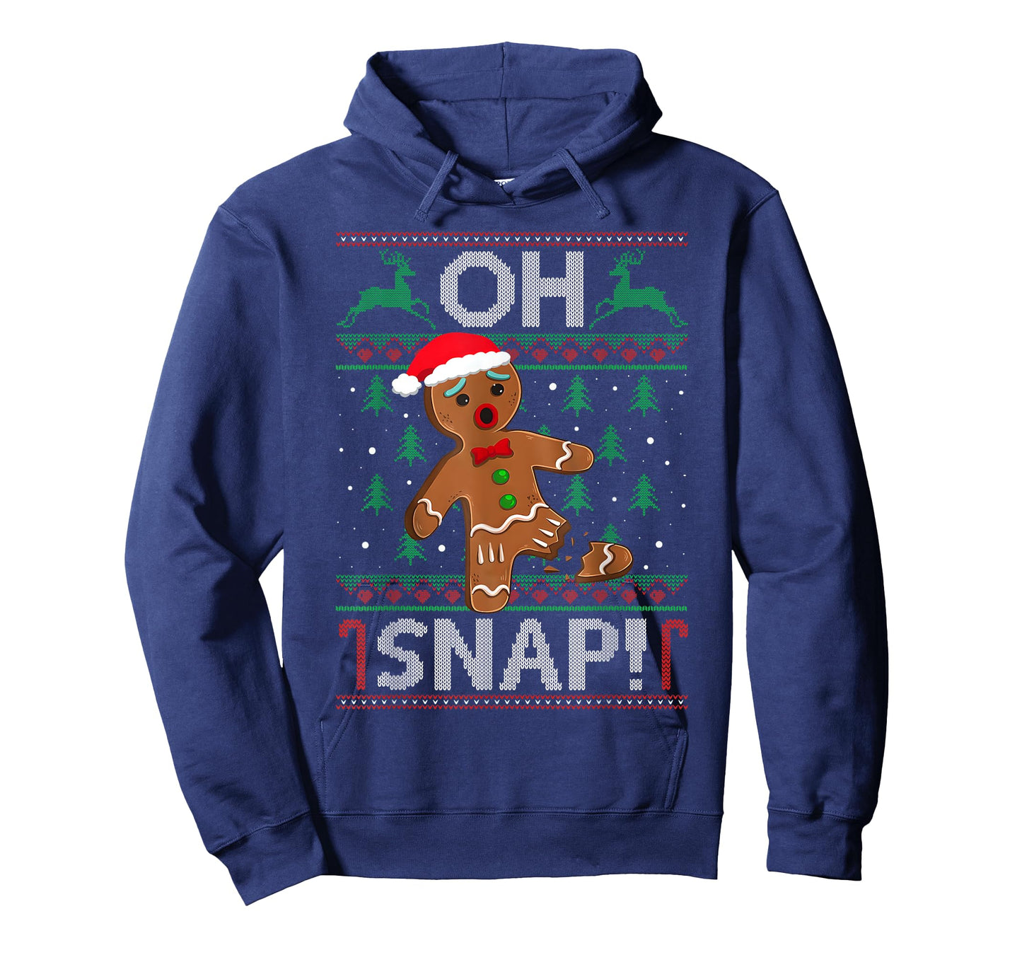Oh Snap Gingerbread Man Christmas Funny Cookie Baking Xmas T-Shirt