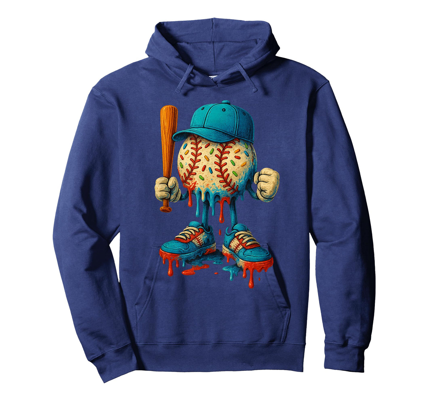 Baseball Lifestyle Youth Baseball Drip Icecream T-Shirt