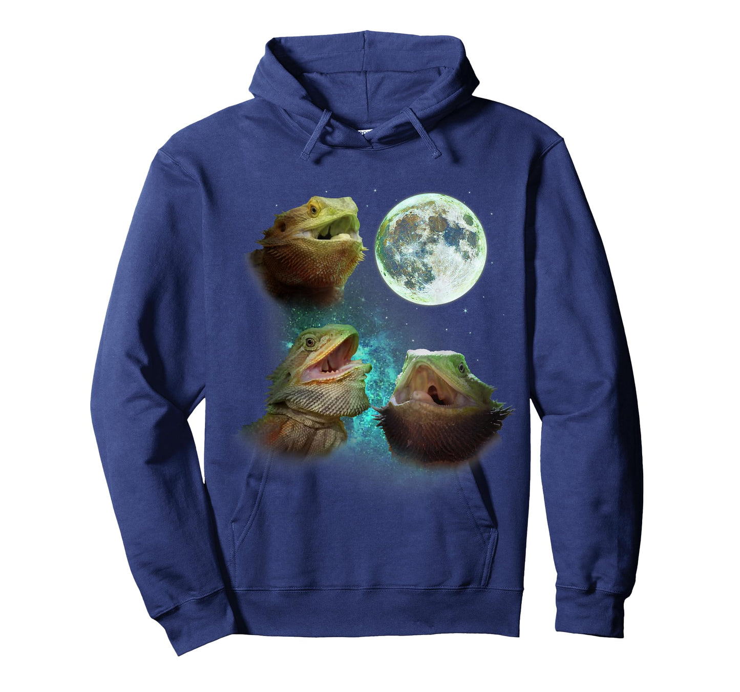 Three Bearded Dragons Howl At Moon 3 Wolfs - Wolves Parody T-Shirt
