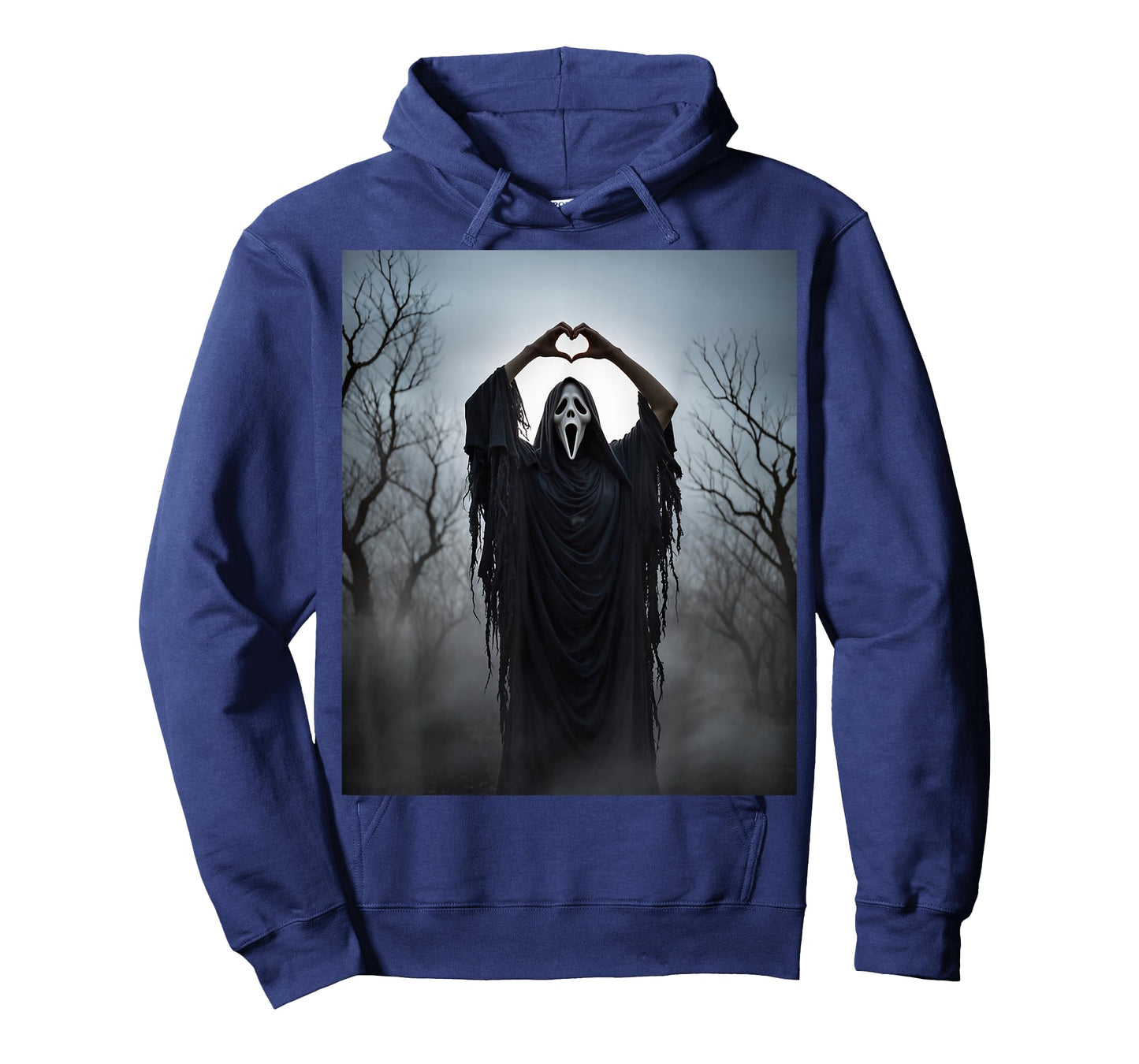 Ghost Heart Hands Scary Face Horror Poster Halloween 2025 T-Shirt