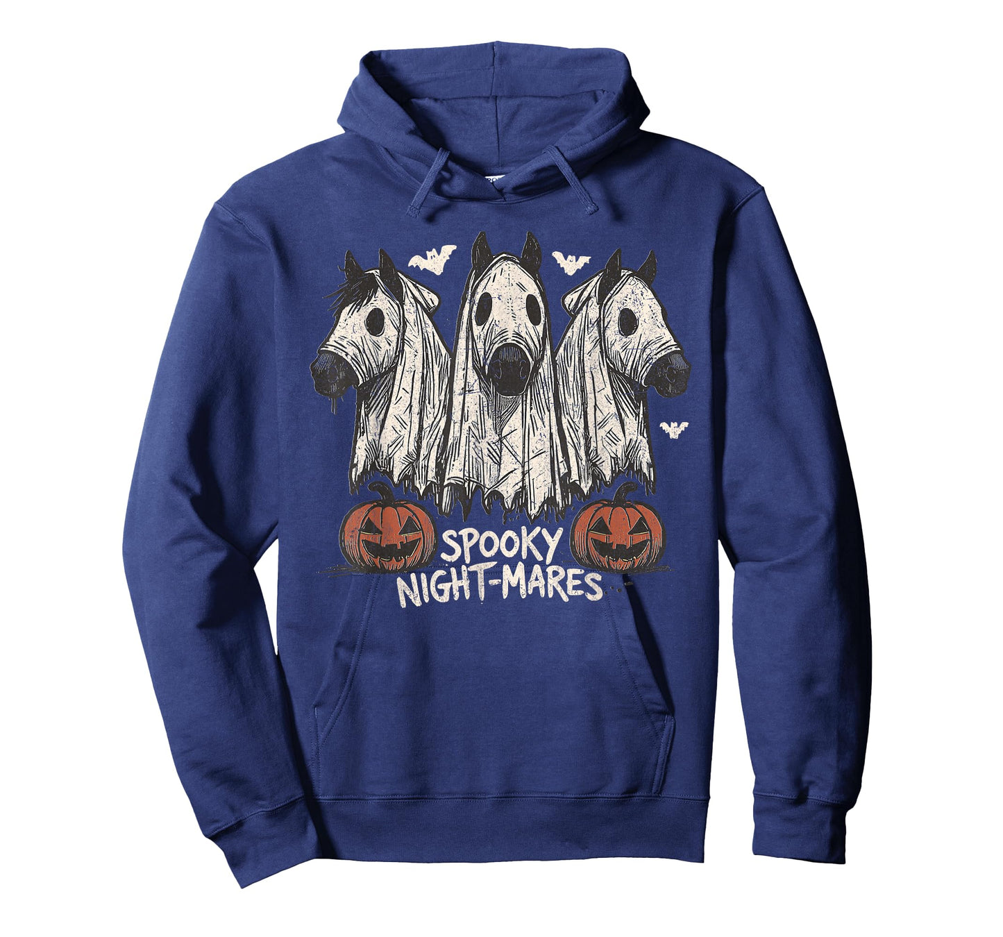 Spooky Night-Mares Halloween Horse Ghost Funny Spooky Season T-Shirt