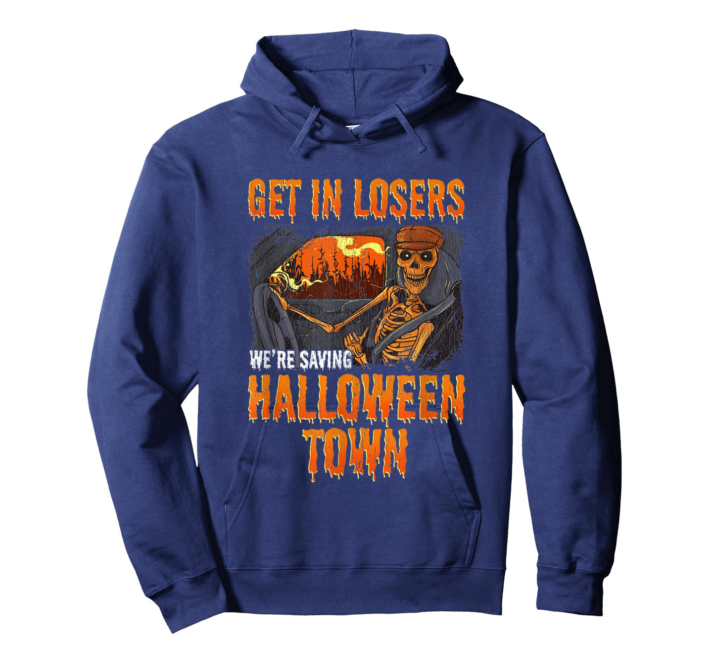 Get In Losers We're Saving Halloween Town Skeleton T-Shirt