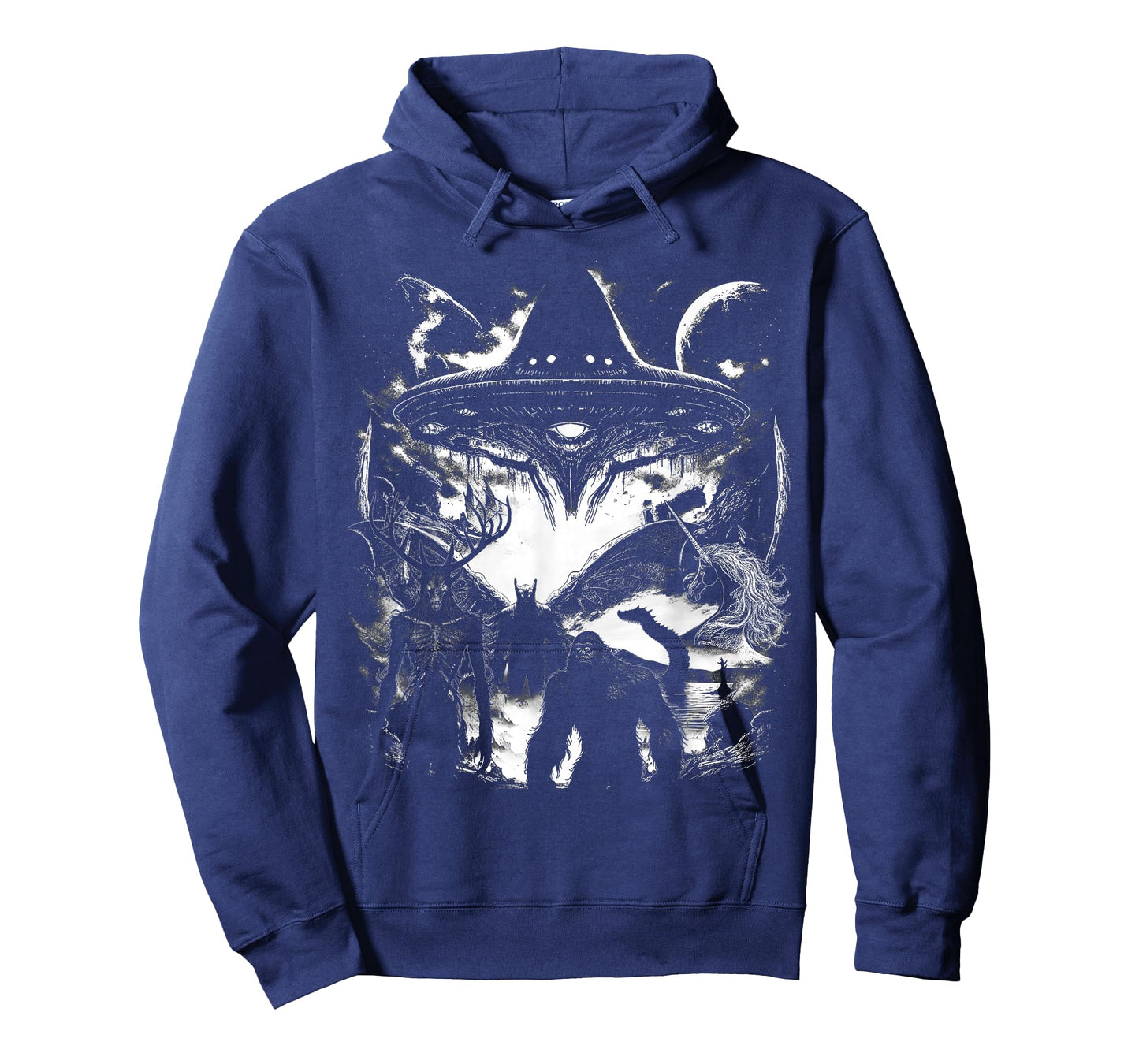Bigfoot Loch Ness Monster Mothman Wendigo Alien Cryptid T-Shirt