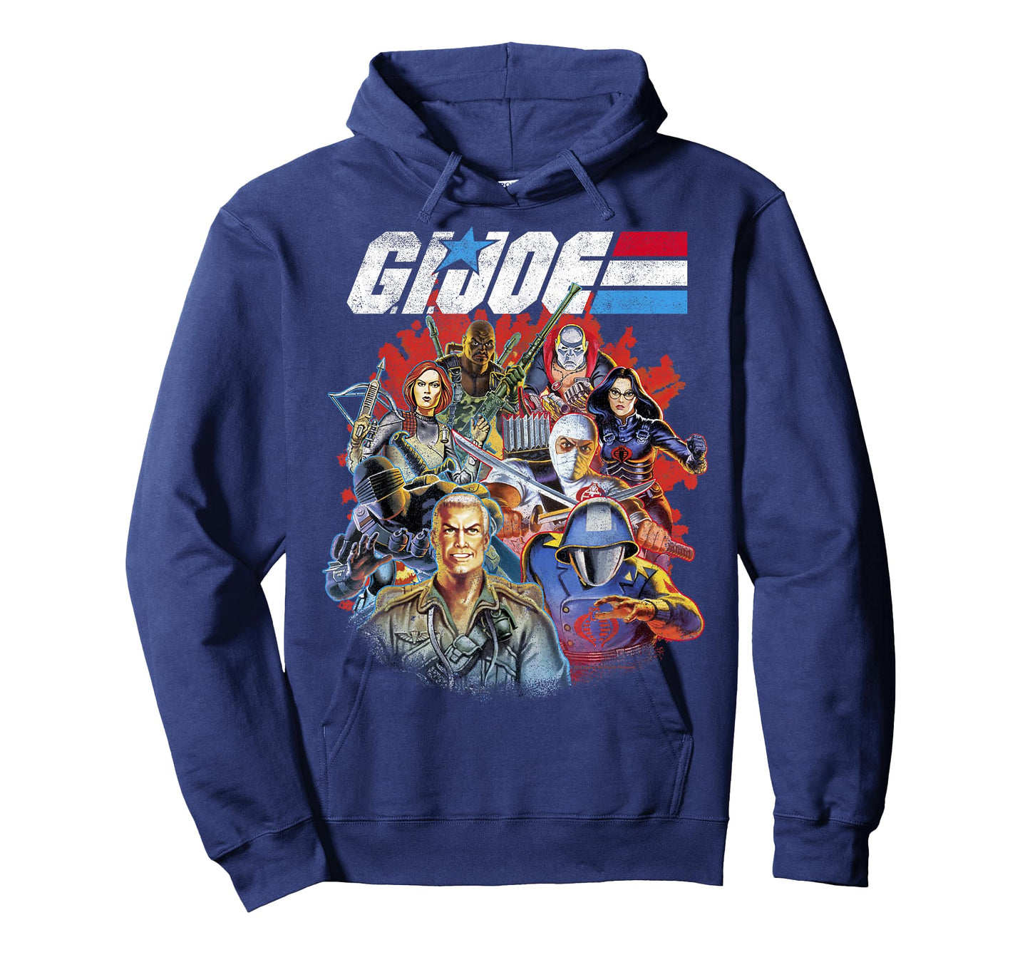 G.I. Joe Retro Group Shot American Hero Fade Logo T-Shirt