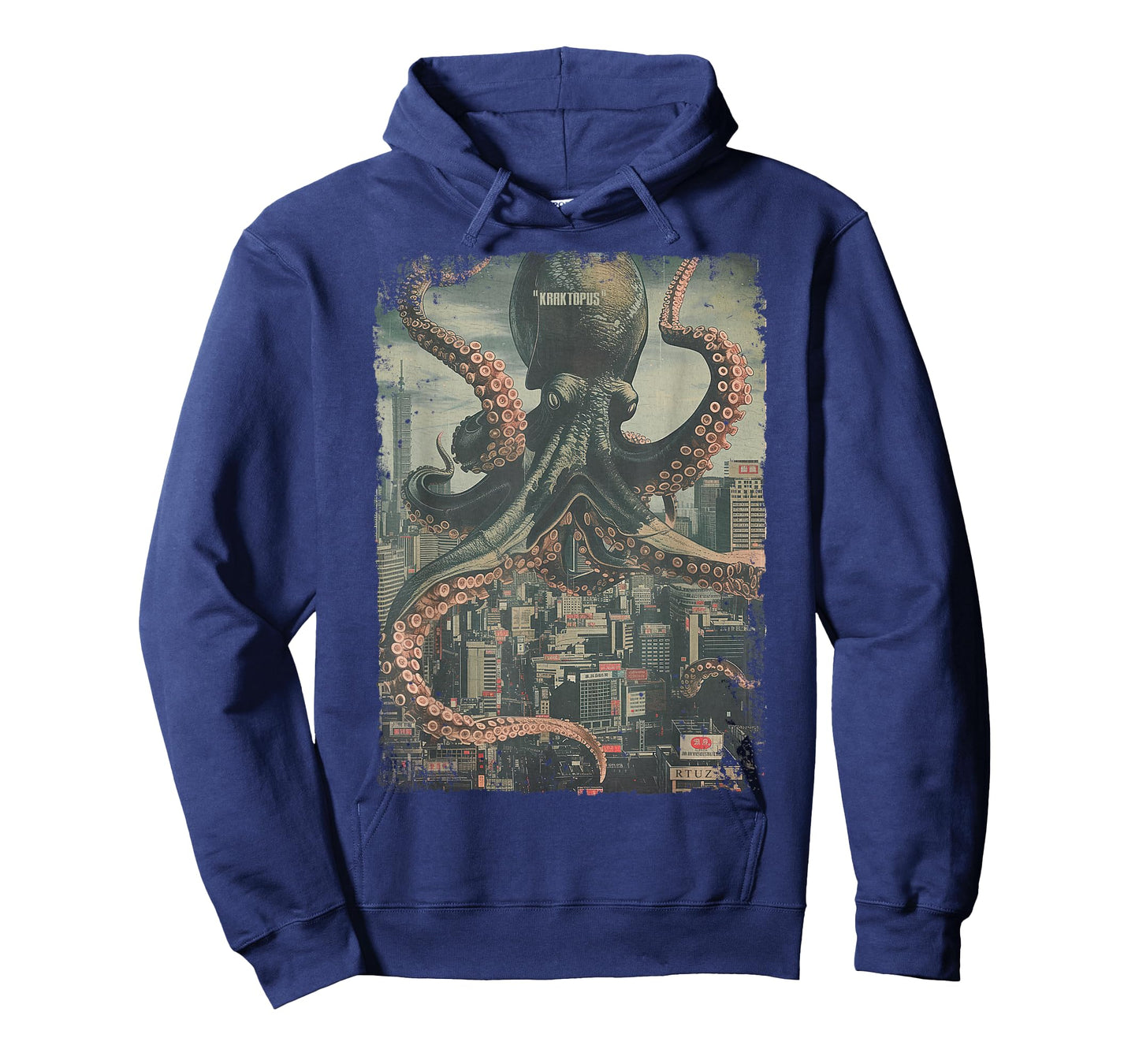 Y2K Streetwear Vintage Fashion Octopus Horror Monster Kraken T-Shirt