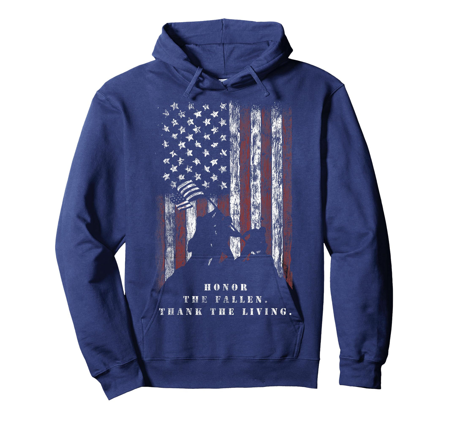 Veteran Shirt Honor the Fallen Thank the Living USA Flag T-Shirt for Women Kids Men