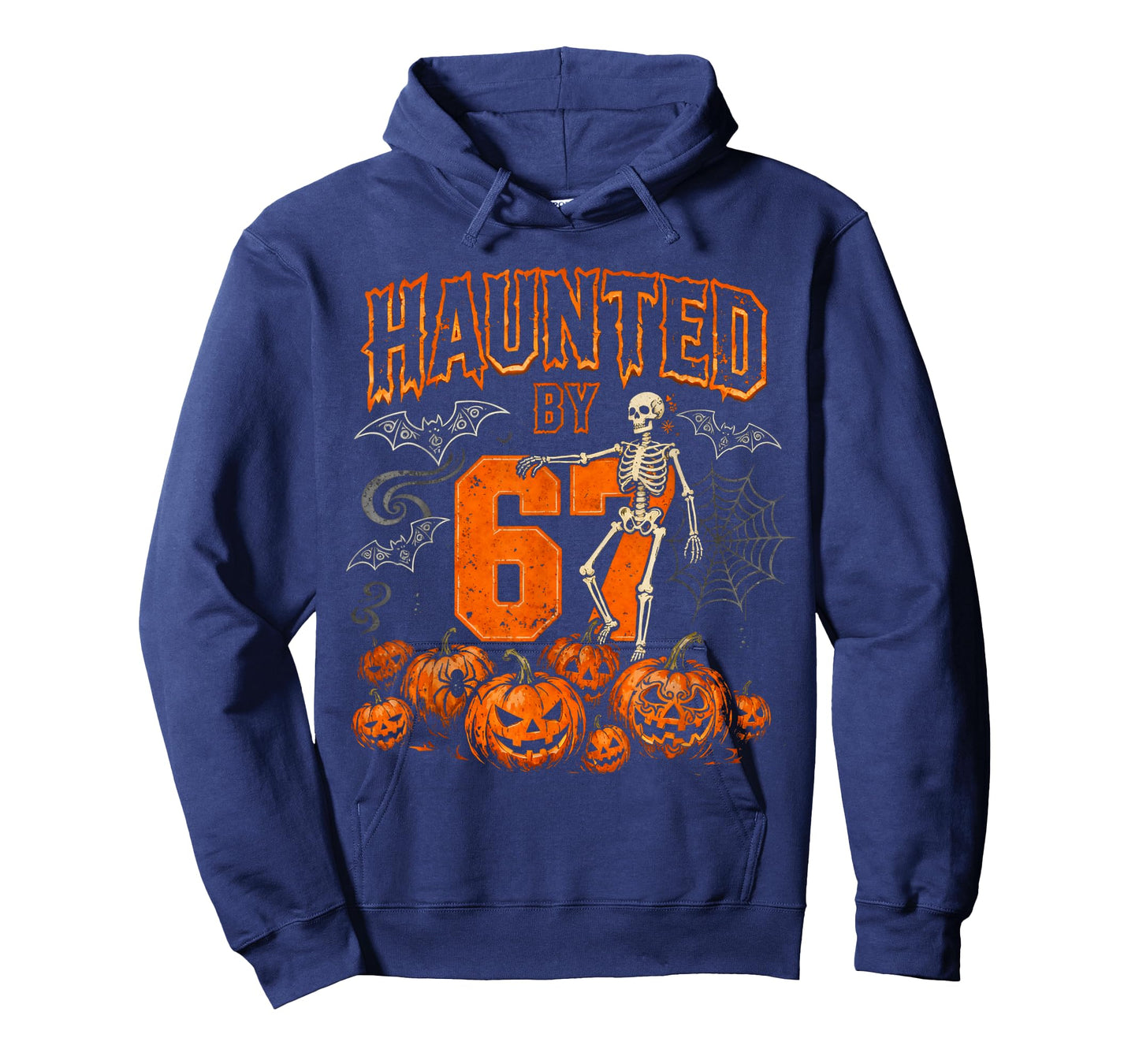 Halloween Skeleton Haunted by 67 Funny Halloween Six Seven T-Shirt