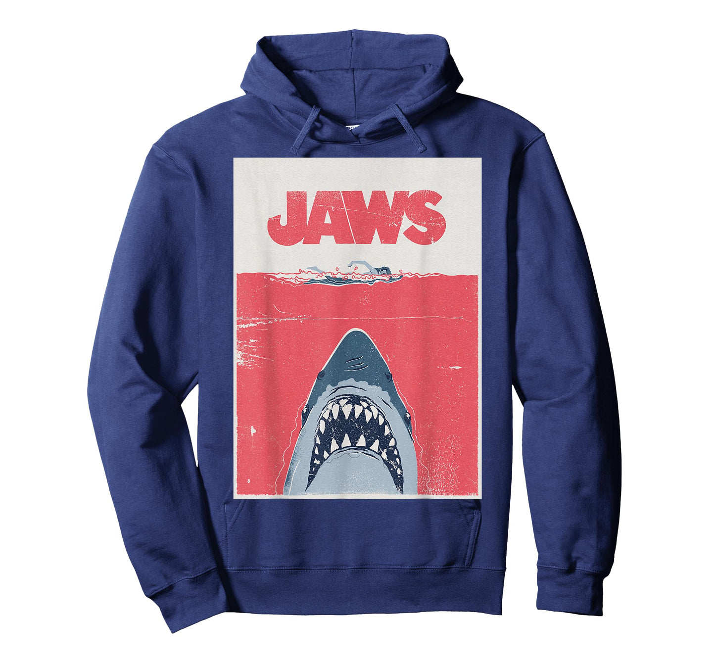 Jaws 50th Anniversary Poster Red Tide Front & Back T-Shirt