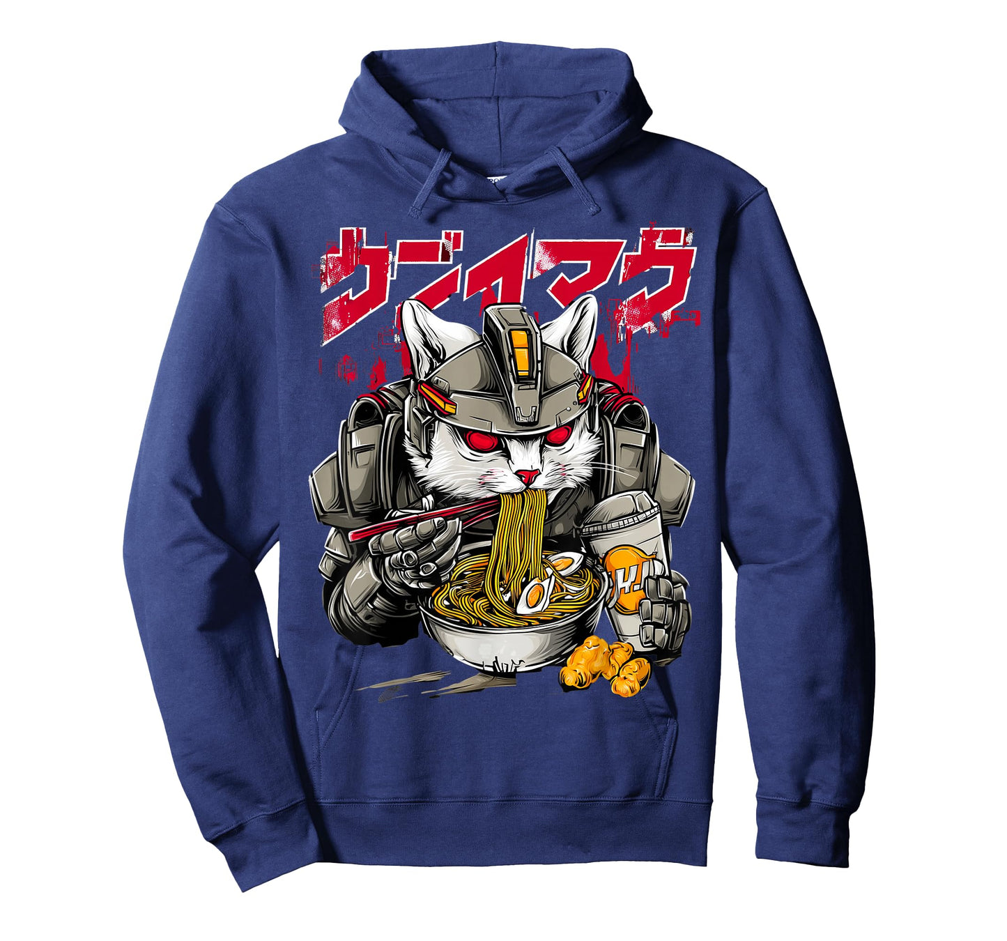 Cyberpunk Cat Japan Streetwear Y2K Anime Manga T-Shirt