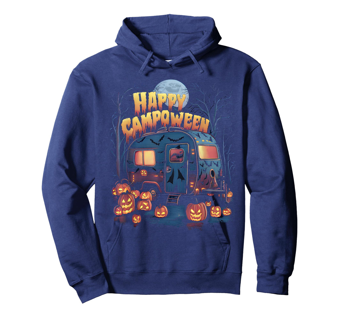 Happy Camp-O-Ween Halloween Camping Ghosts and Campfires T-Shirt