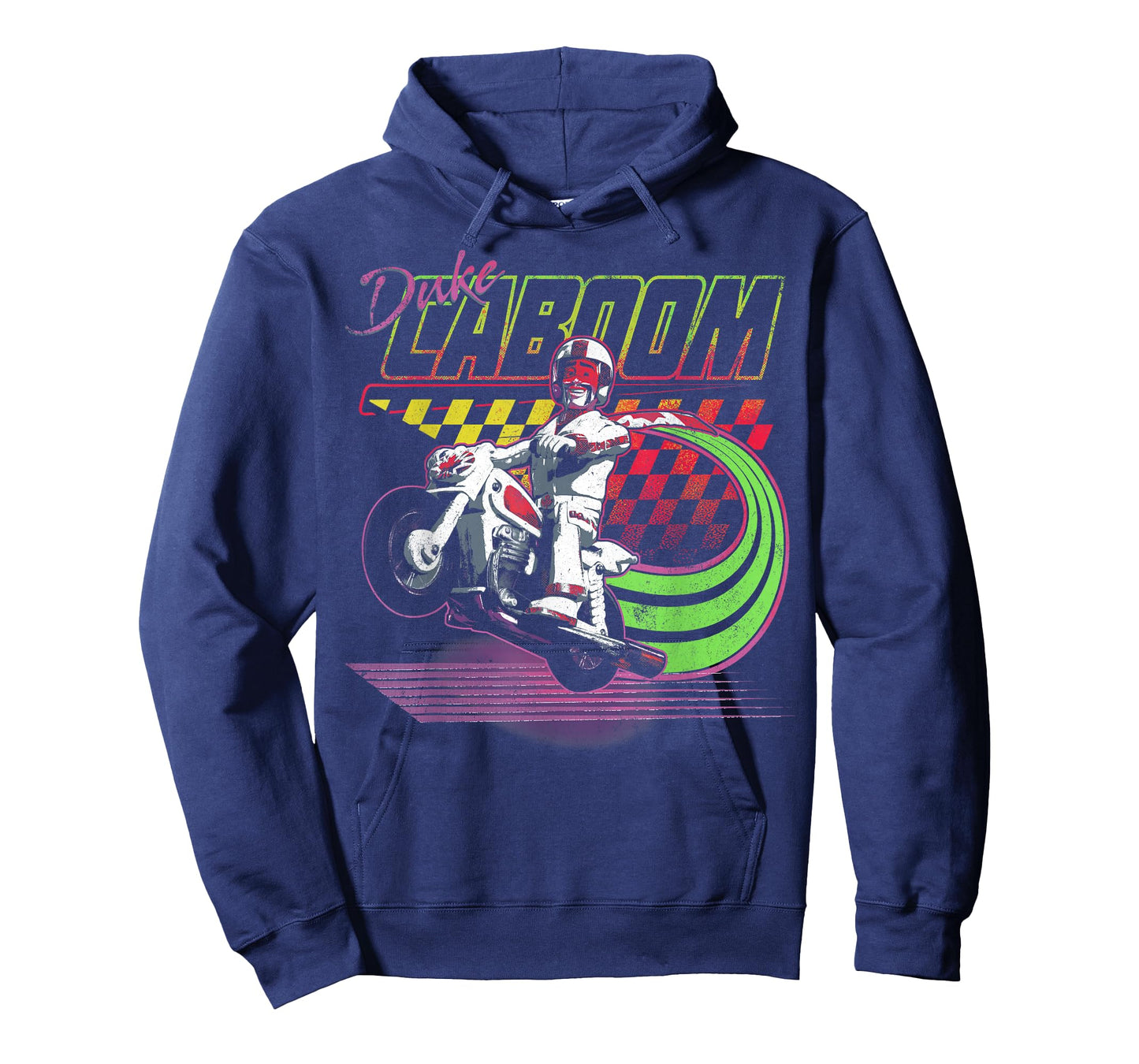 Disney Pixar Toy Story 4 Duke Caboom Neon Colors Poster T-Shirt