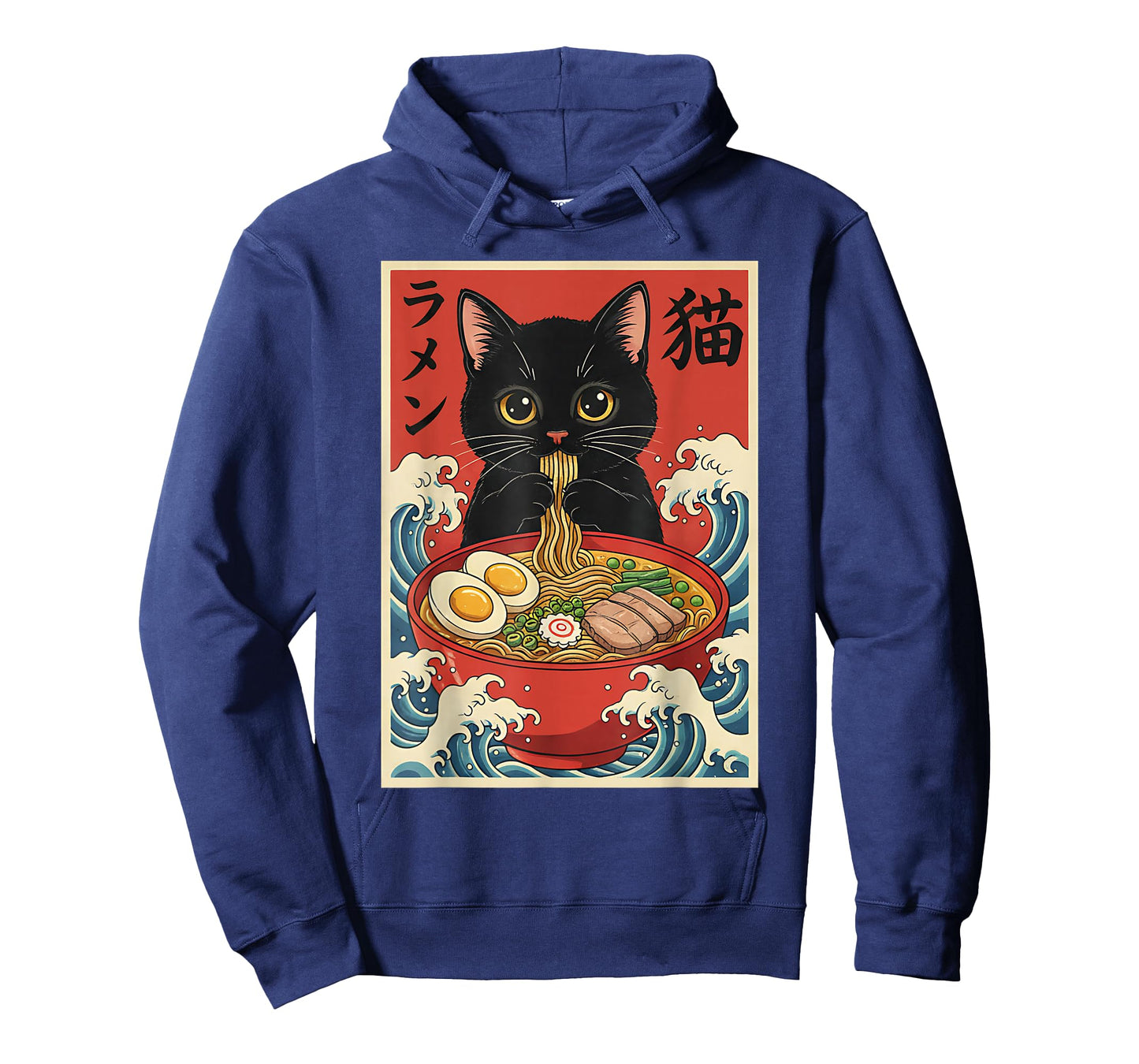 Kawaii Anime Cat Ramen Japanese Graphic Tees Men Women Teens T-Shirt