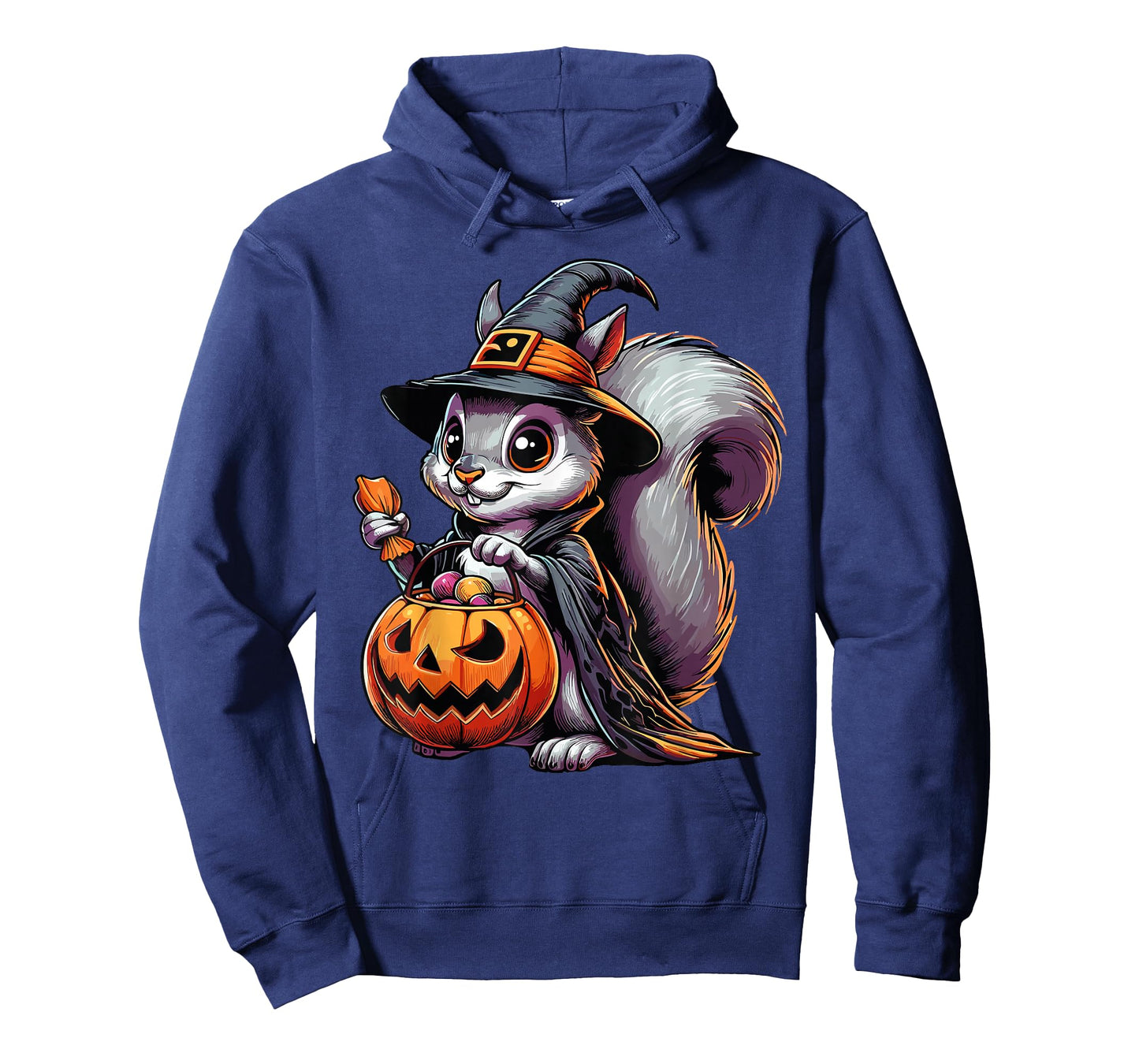 Squirrel Witch Scary Halloween Ghost Spooky Pumpkin Candy T-Shirt