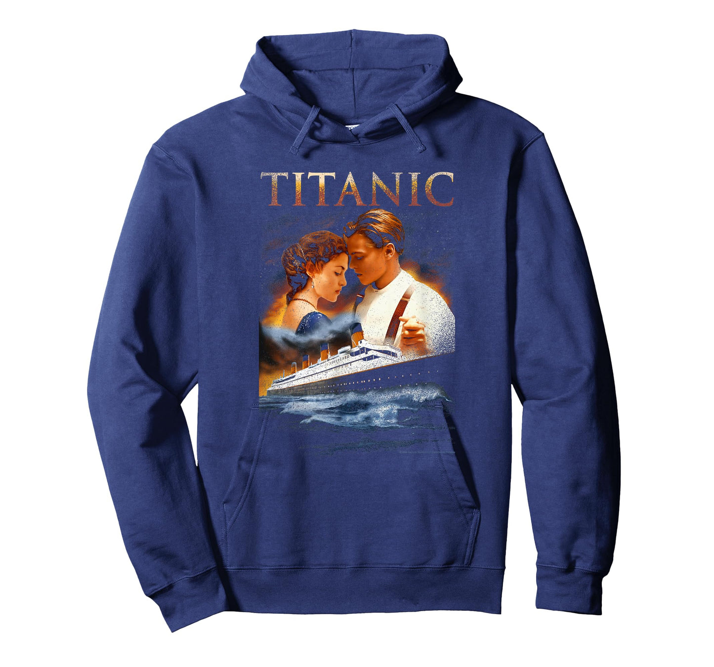Titanic Iconic Jack & Rose Retro Vintage Big Chest Poster T-Shirt